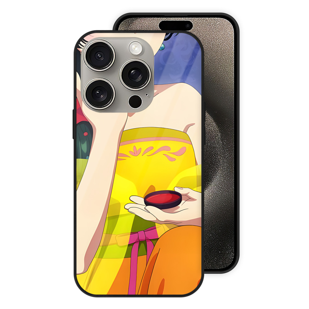 （画像用） 薬屋のひとりごと The Apothecary Diaries 【iPhone15Pro対応】スマホケース 耐衝撃＆黄変防止 背面ガラス