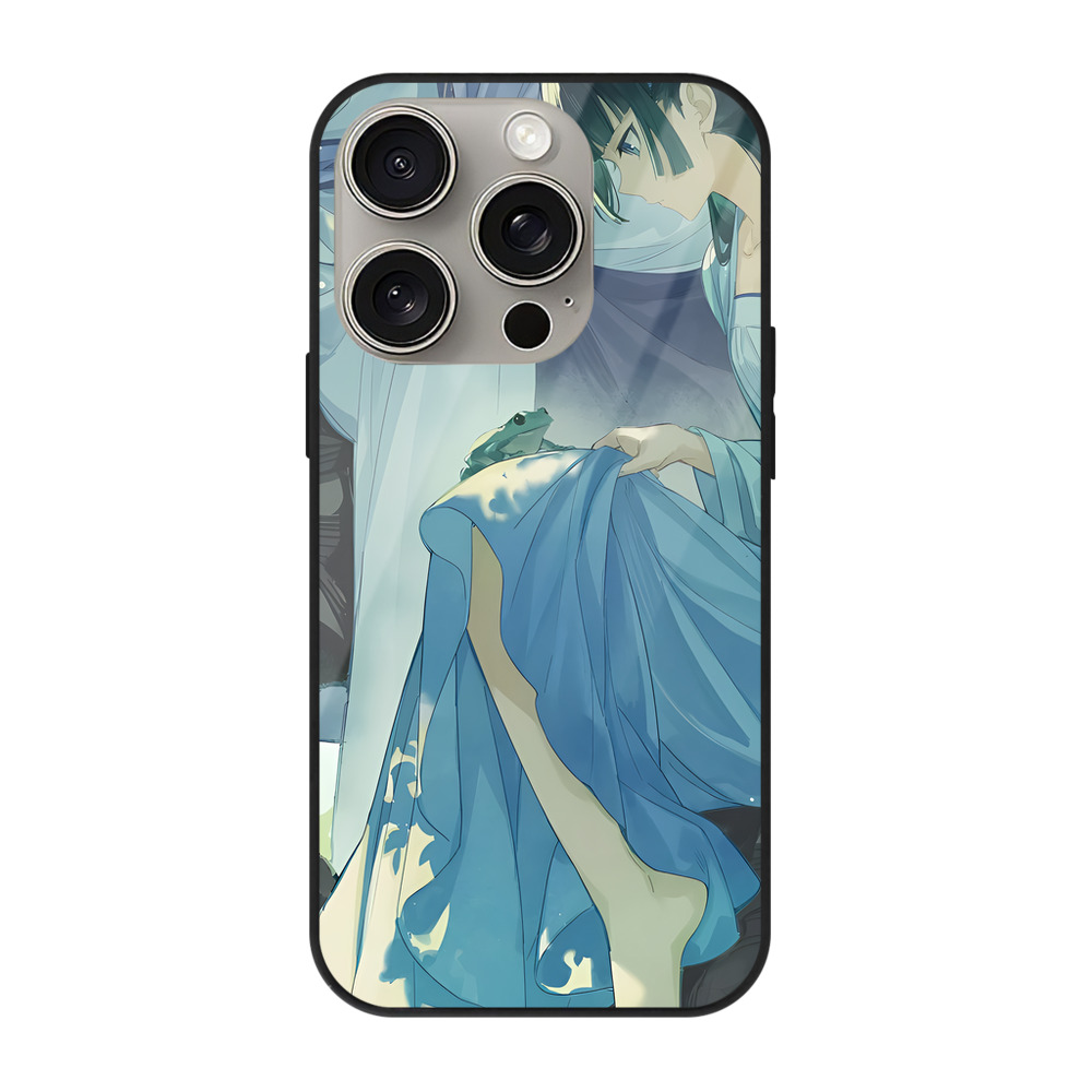 薬屋のひとりごと The Apothecary Diaries 【iPhone15Pro対応】スマホケース 耐衝撃＆黄変防止 背面ガラス