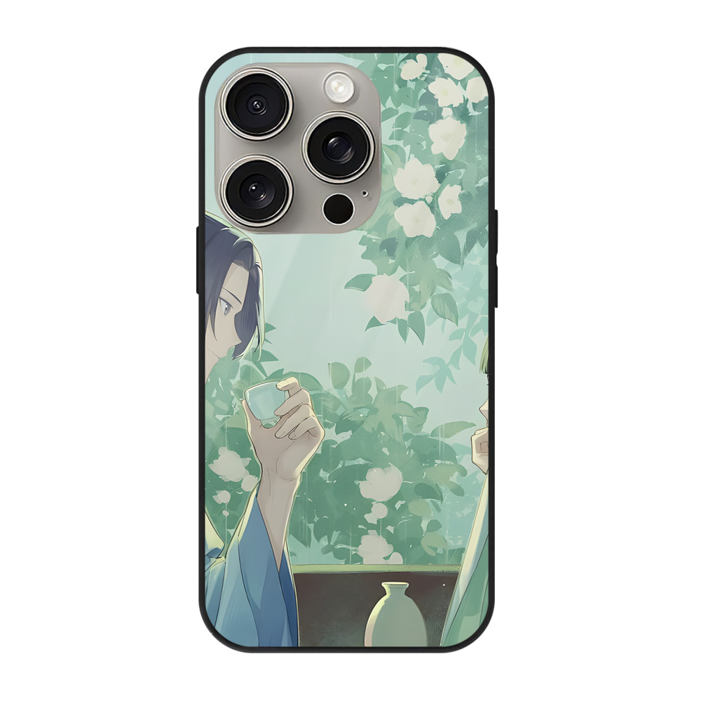 薬屋のひとりごと The Apothecary Diaries 【iPhone15Pro対応】スマホケース 耐衝撃＆黄変防止 背面ガラス