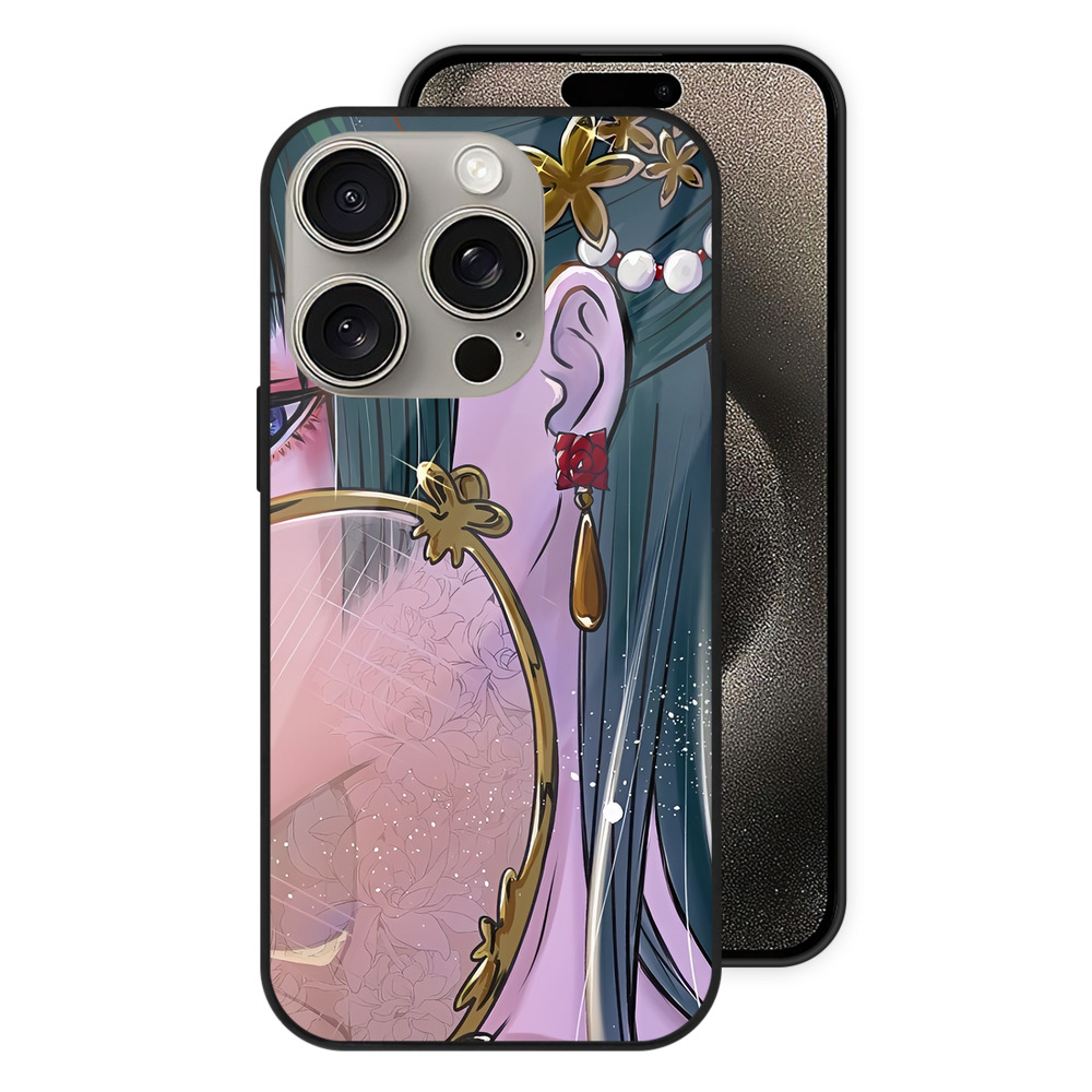 （画像用） 薬屋のひとりごと The Apothecary Diaries 【iPhone15Pro対応】スマホケース 耐衝撃＆黄変防止 背面ガラス