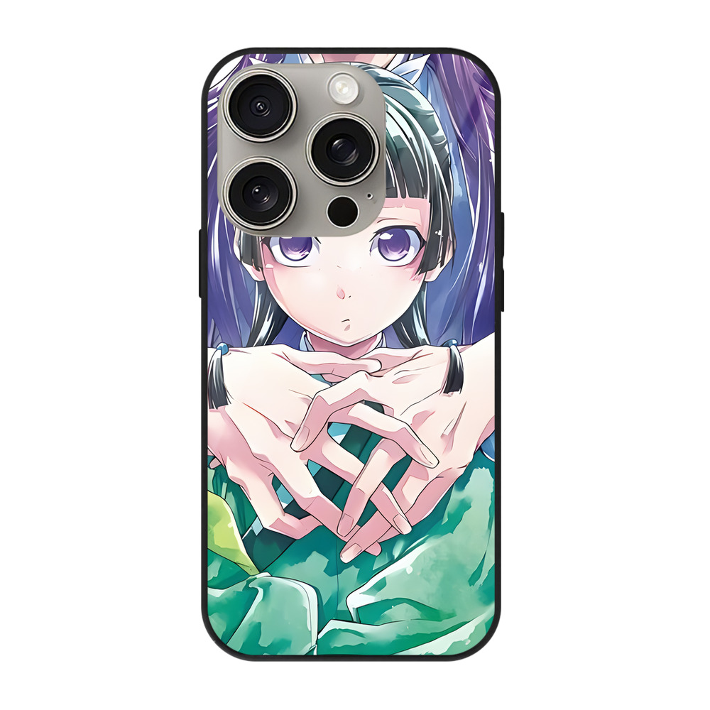 薬屋のひとりごと The Apothecary Diaries 【iPhone15Pro対応】スマホケース 耐衝撃＆黄変防止 背面ガラス