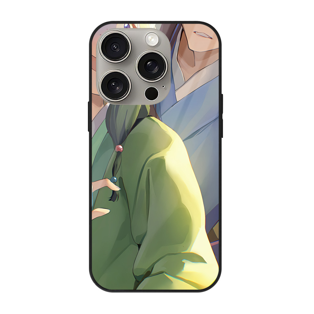 薬屋のひとりごと The Apothecary Diaries 【iPhone15Pro対応】スマホケース 耐衝撃＆黄変防止 背面ガラス