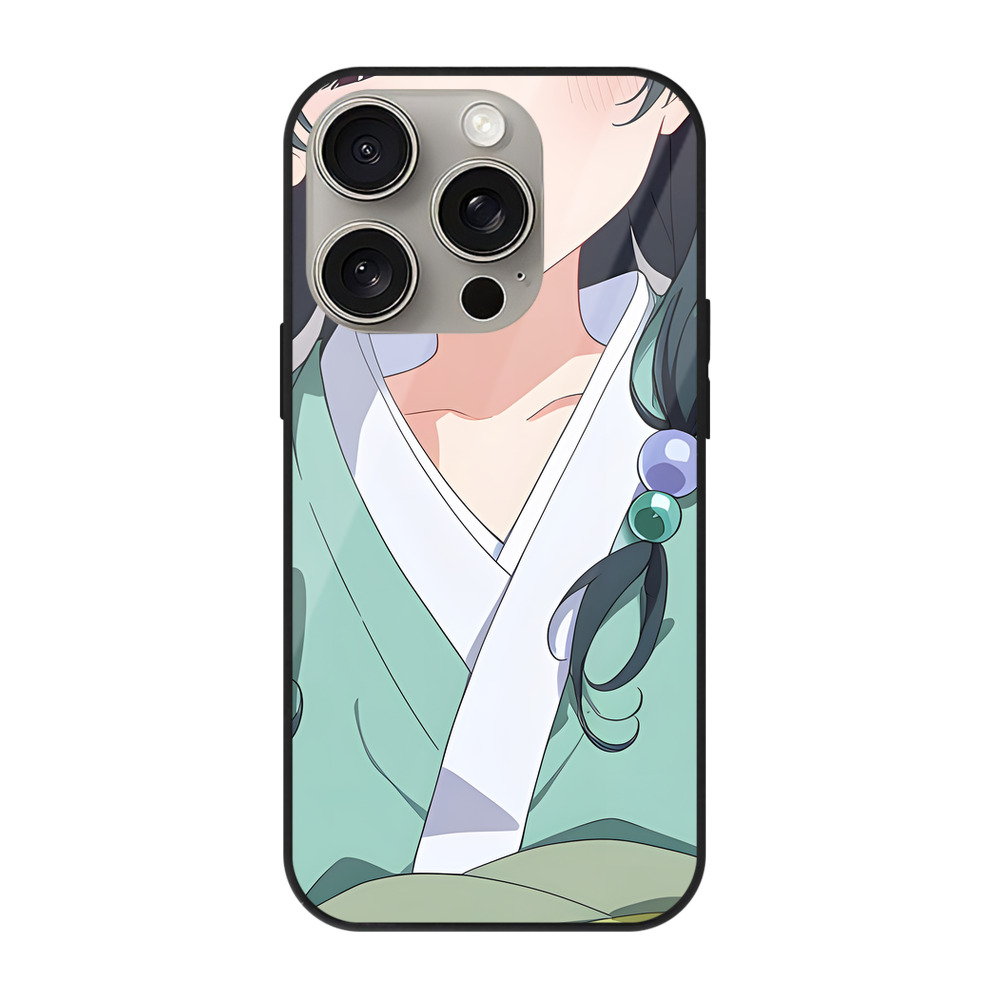 （画像用） 薬屋のひとりごと The Apothecary Diaries 【iPhone15Pro対応】スマホケース 耐衝撃＆黄変防止 背面ガラス