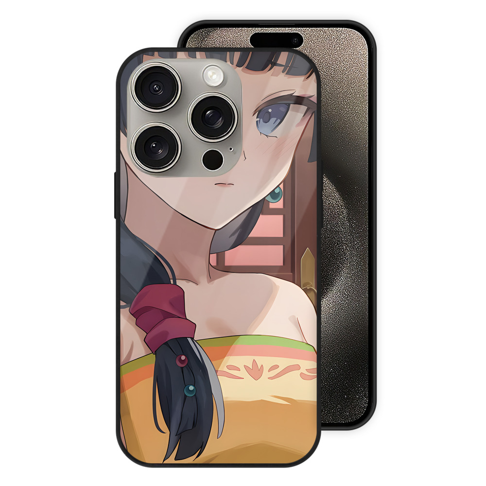（画像用） 薬屋のひとりごと The Apothecary Diaries 【iPhone15Pro対応】スマホケース 耐衝撃＆黄変防止 背面ガラス