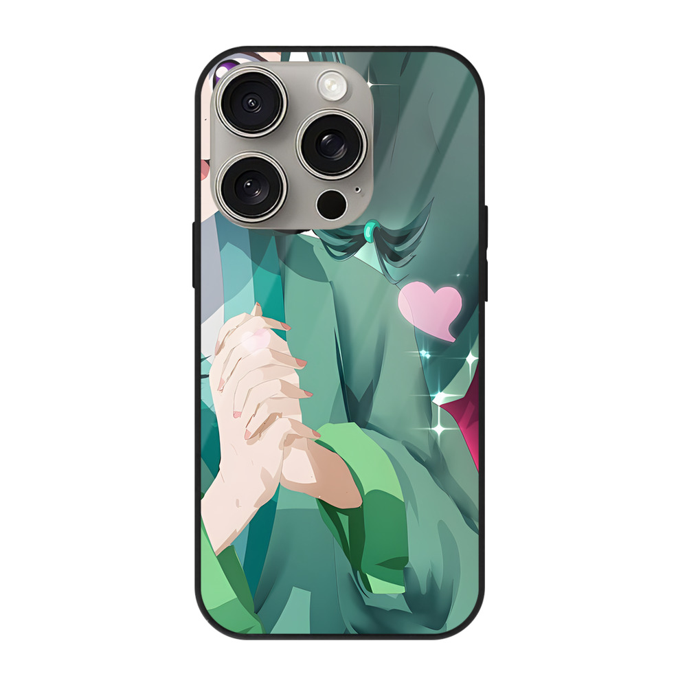 薬屋のひとりごと The Apothecary Diaries 【iPhone15Pro対応】スマホケース 耐衝撃＆黄変防止 背面ガラス