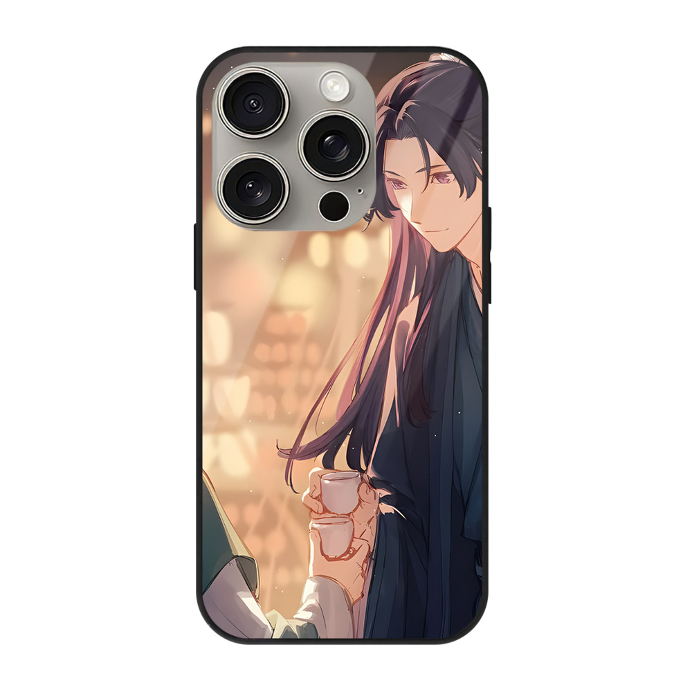 薬屋のひとりごと The Apothecary Diaries 【iPhone15Pro対応】スマホケース 耐衝撃＆黄変防止 背面ガラス