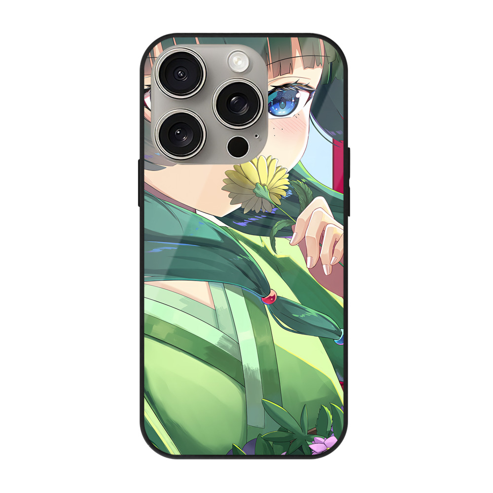 薬屋のひとりごと The Apothecary Diaries 【iPhone15Pro対応】スマホケース 耐衝撃＆黄変防止 背面ガラス
