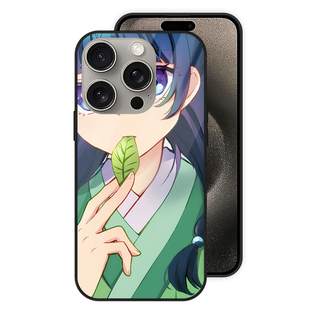 薬屋のひとりごと The Apothecary Diaries 【iPhone15Pro対応】スマホケース 耐衝撃＆黄変防止 背面ガラス