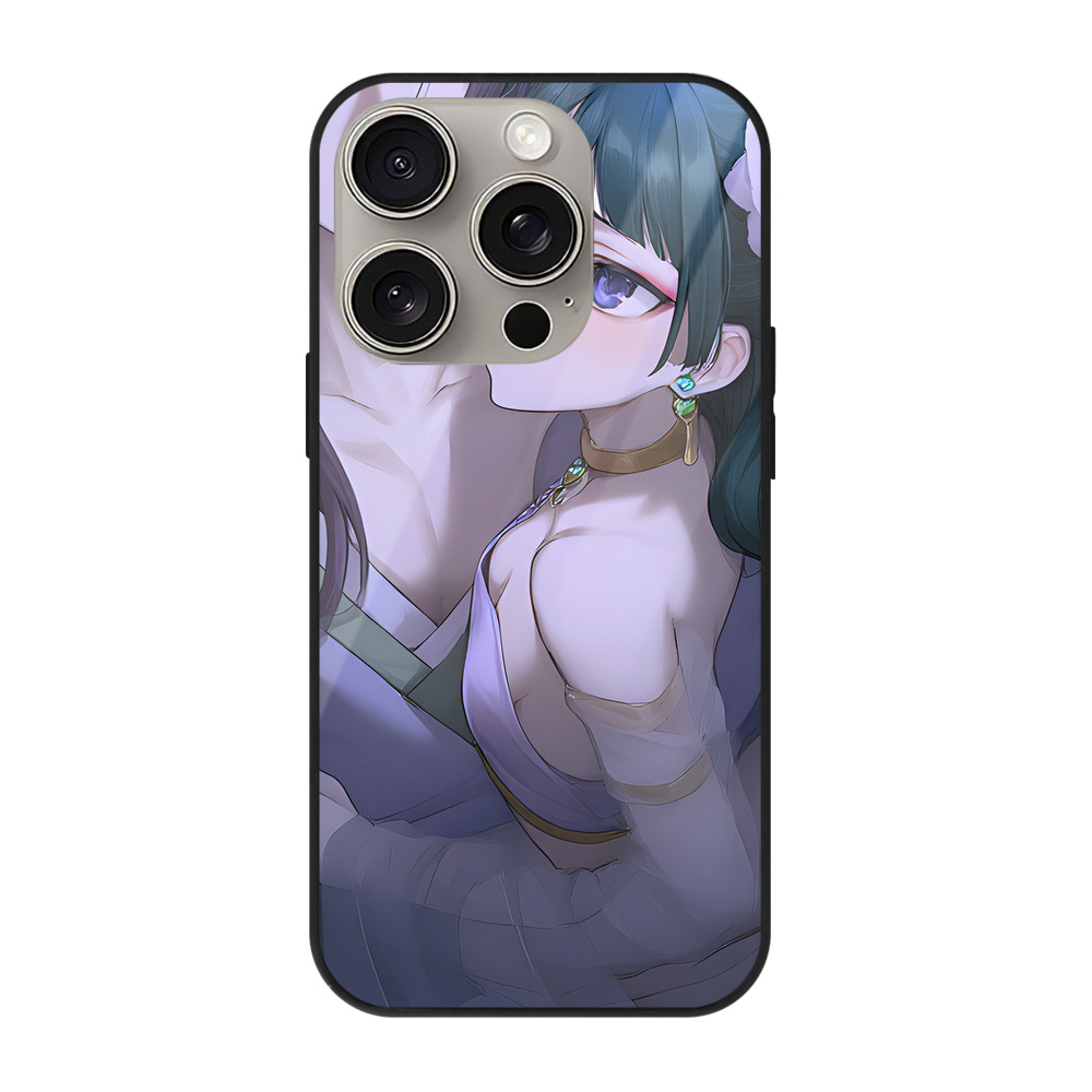 薬屋のひとりごと The Apothecary Diaries 【iPhone15Pro対応】スマホケース 耐衝撃＆黄変防止 背面ガラス