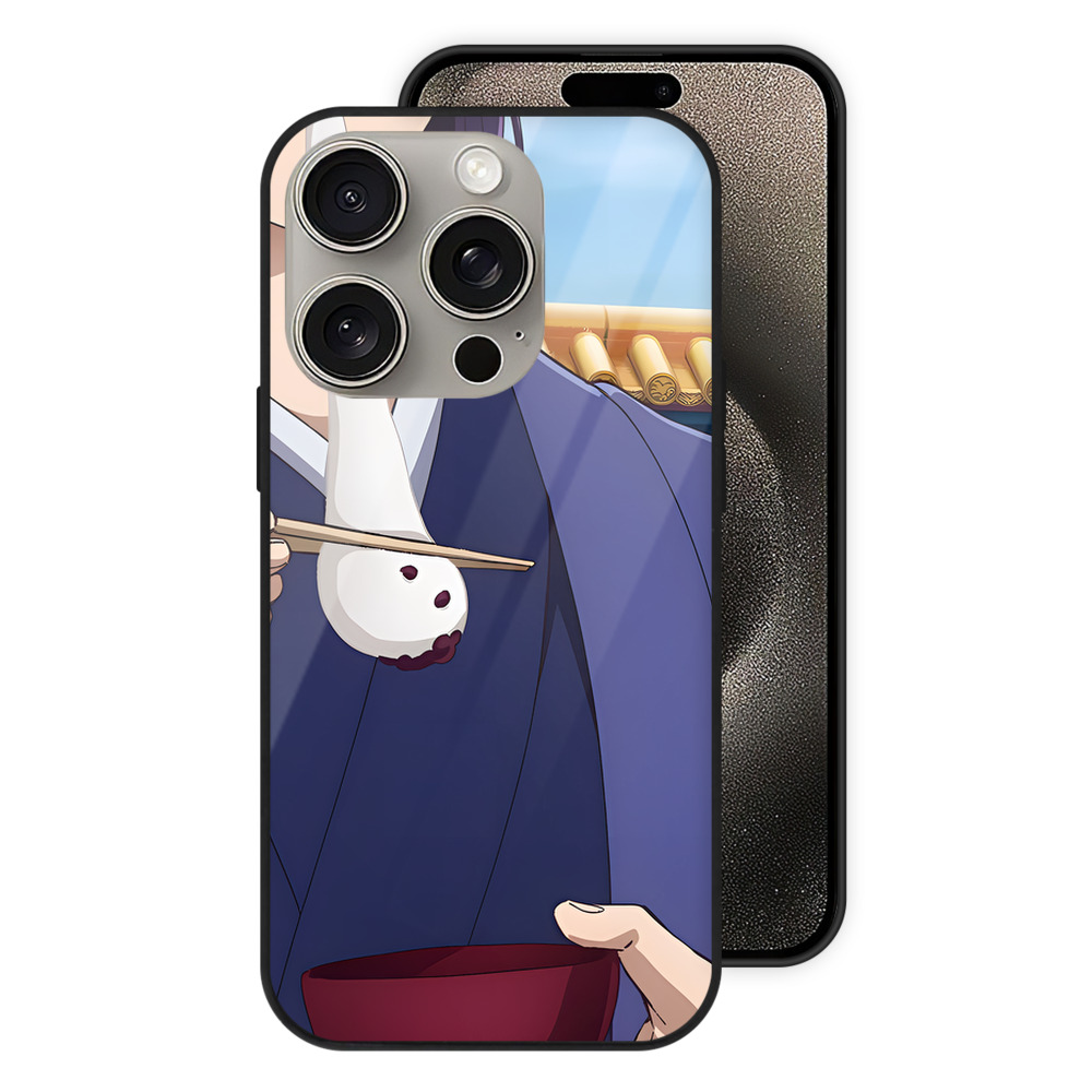 （画像用） 薬屋のひとりごと The Apothecary Diaries 【iPhone15Pro対応】スマホケース 耐衝撃＆黄変防止 背面ガラス