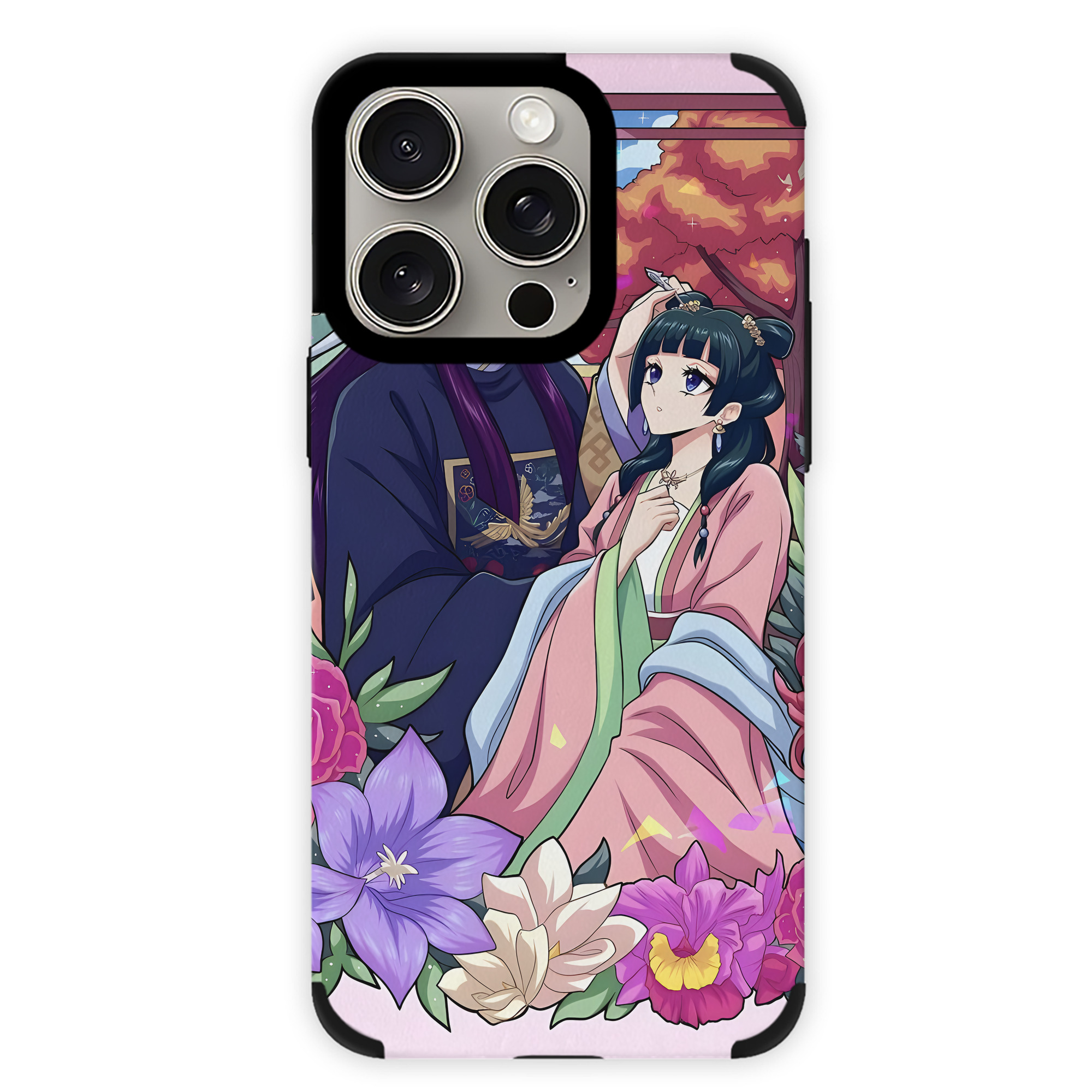 （画像用） 薬屋のひとりごと The Apothecary Diaries 【iPhone15ProMax対応】 PUレザー スマホケース 耐衝撃＆黄変防止