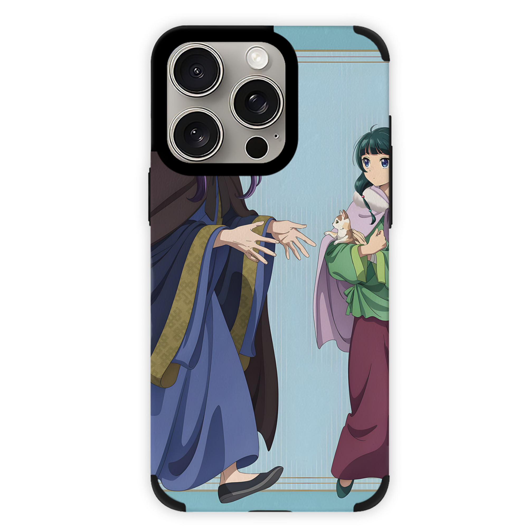 （画像用） 薬屋のひとりごと The Apothecary Diaries 【iPhone15ProMax対応】 PUレザー スマホケース 耐衝撃＆黄変防止