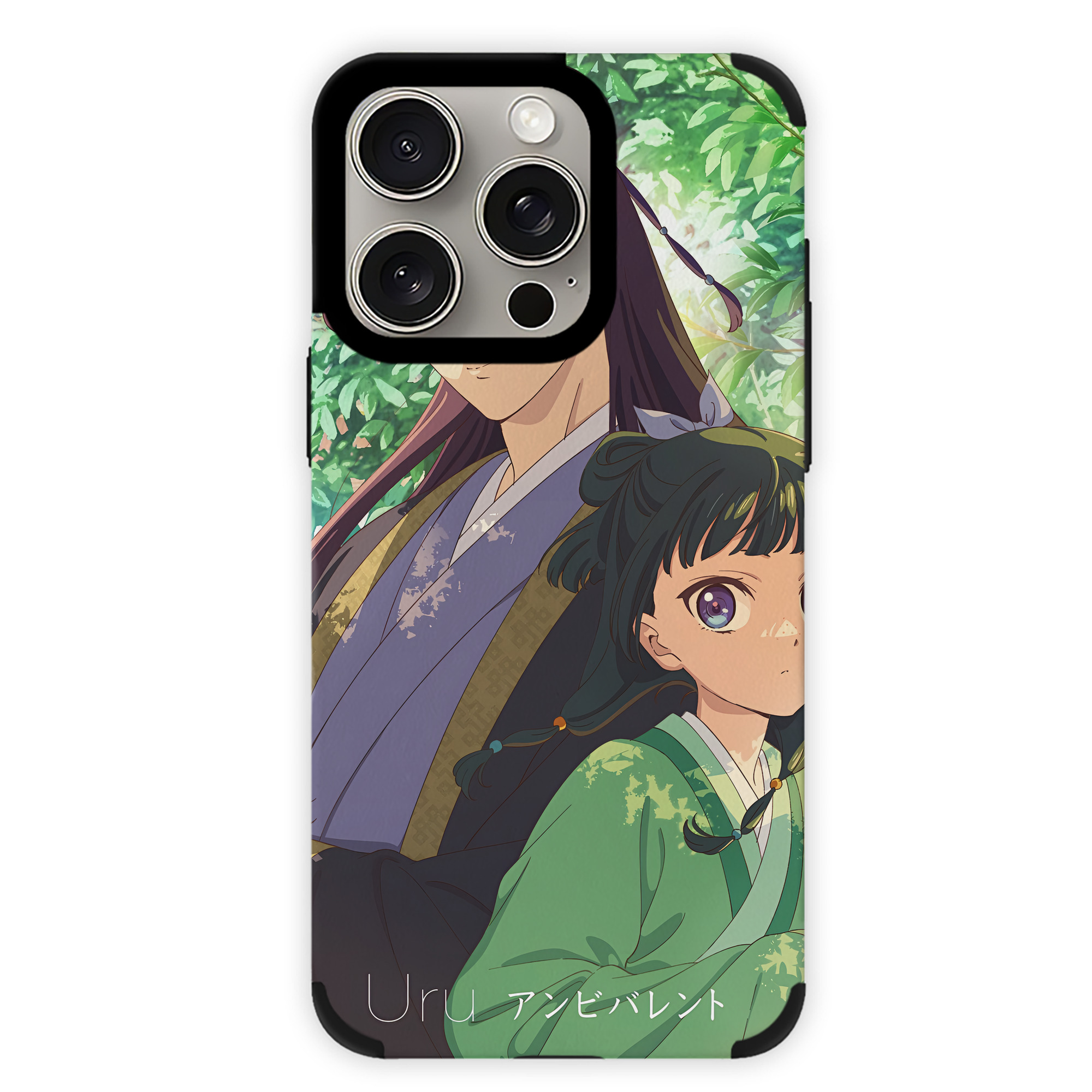 （画像用） 薬屋のひとりごと The Apothecary Diaries 【iPhone15ProMax対応】 PUレザー スマホケース 耐衝撃＆黄変防止
