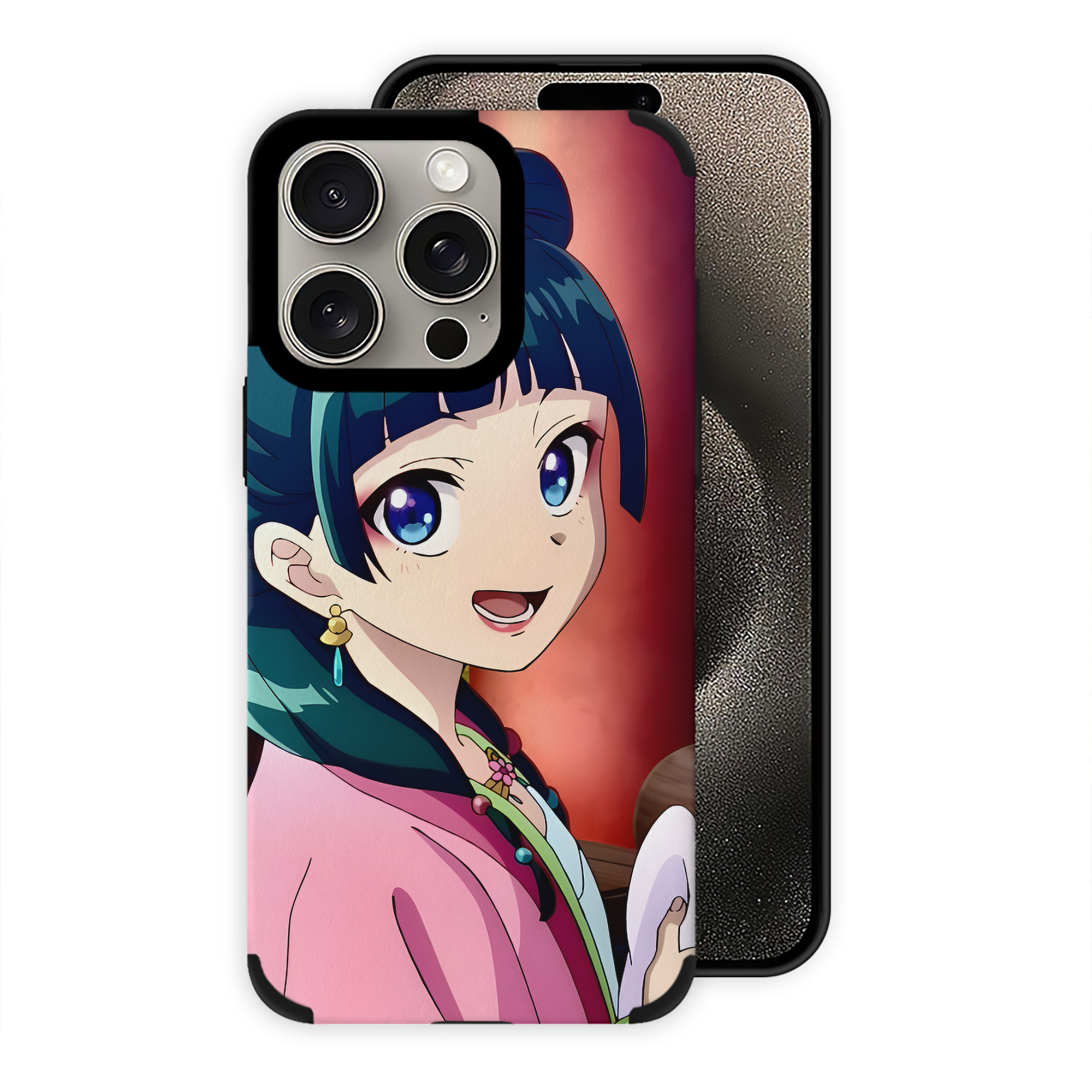 薬屋のひとりごと The Apothecary Diaries 【iPhone15ProMax対応】 PUレザー スマホケース 耐衝撃＆黄変防止