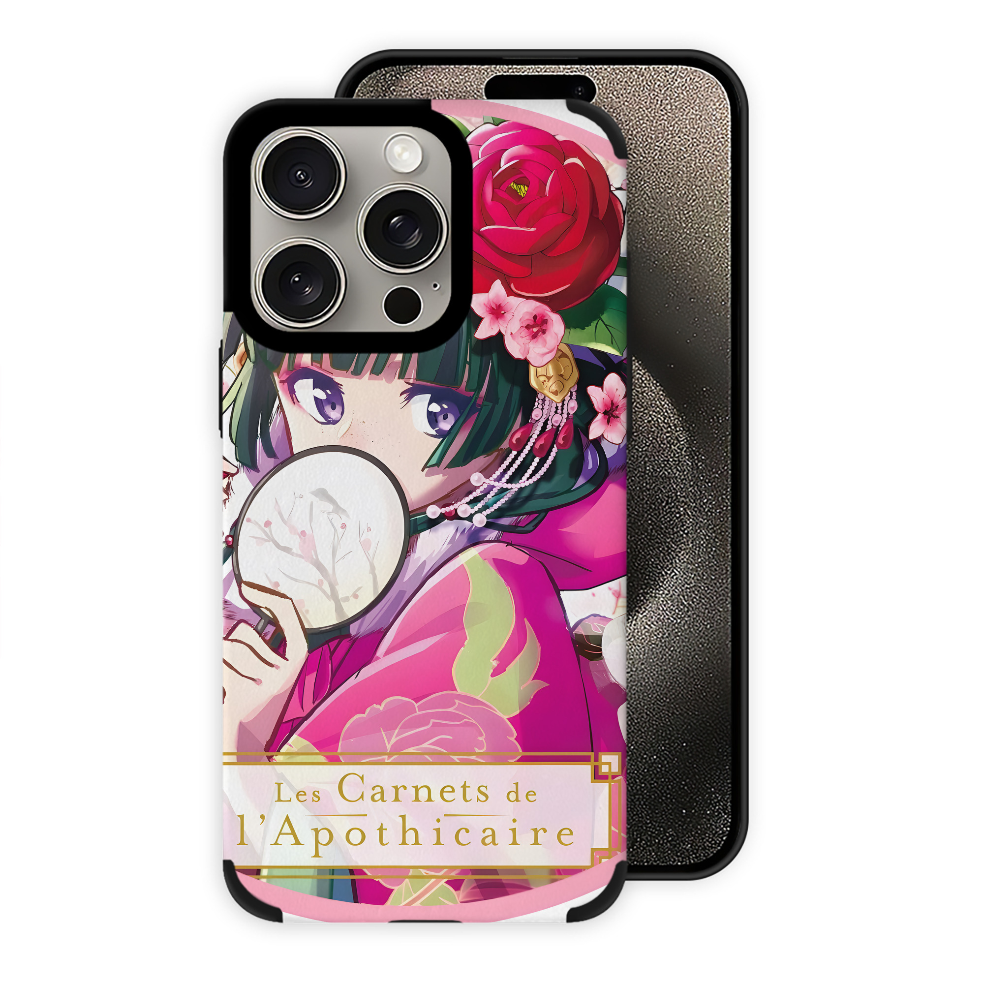 薬屋のひとりごと The Apothecary Diaries 【iPhone15ProMax対応】 PUレザー スマホケース 耐衝撃＆黄変防止