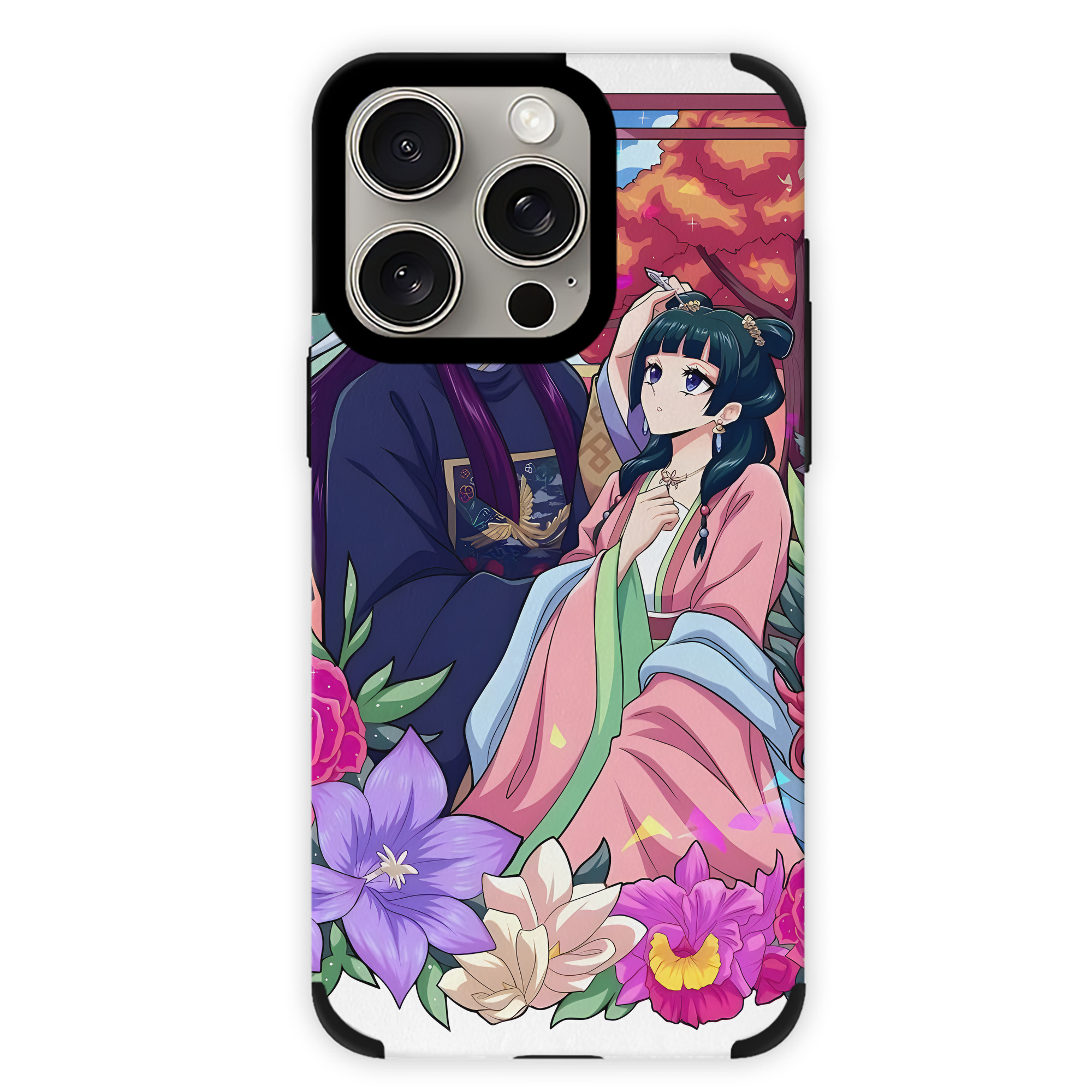 薬屋のひとりごと The Apothecary Diaries 【iPhone15ProMax対応】 PUレザー スマホケース 耐衝撃＆黄変防止