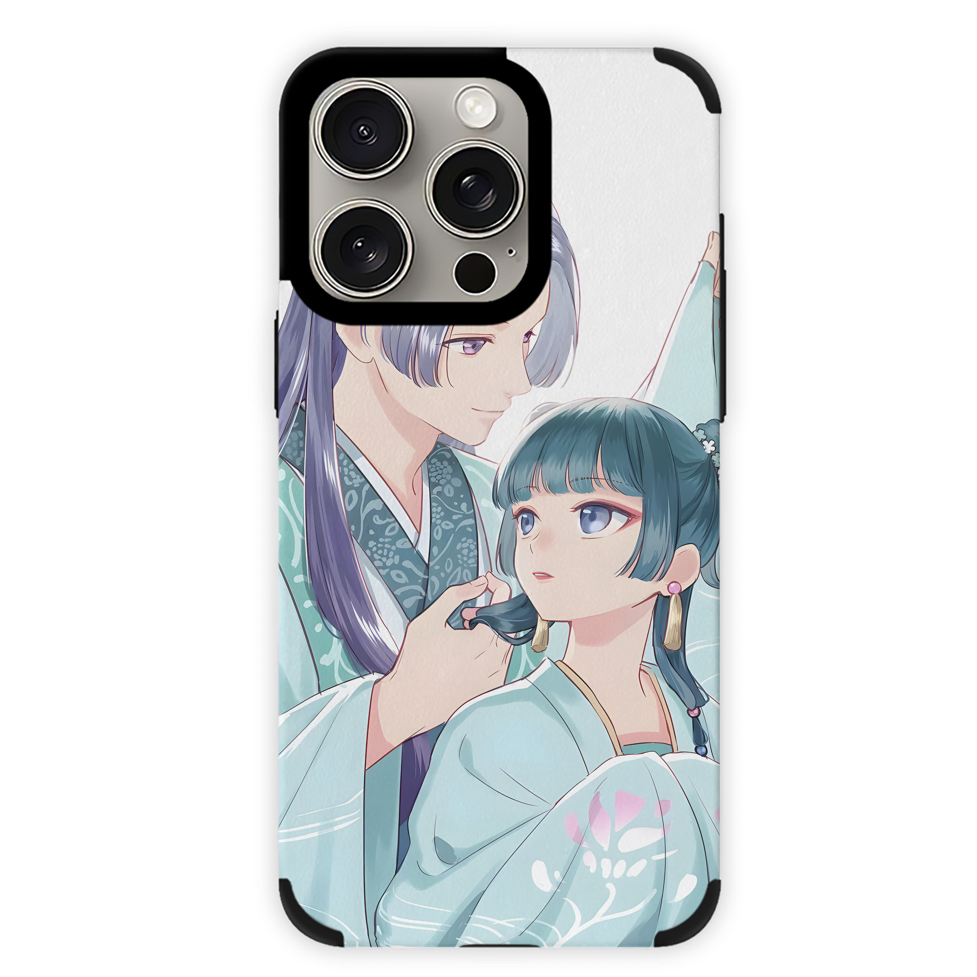 （画像用） 薬屋のひとりごと The Apothecary Diaries 【iPhone15ProMax対応】 PUレザー スマホケース 耐衝撃＆黄変防止