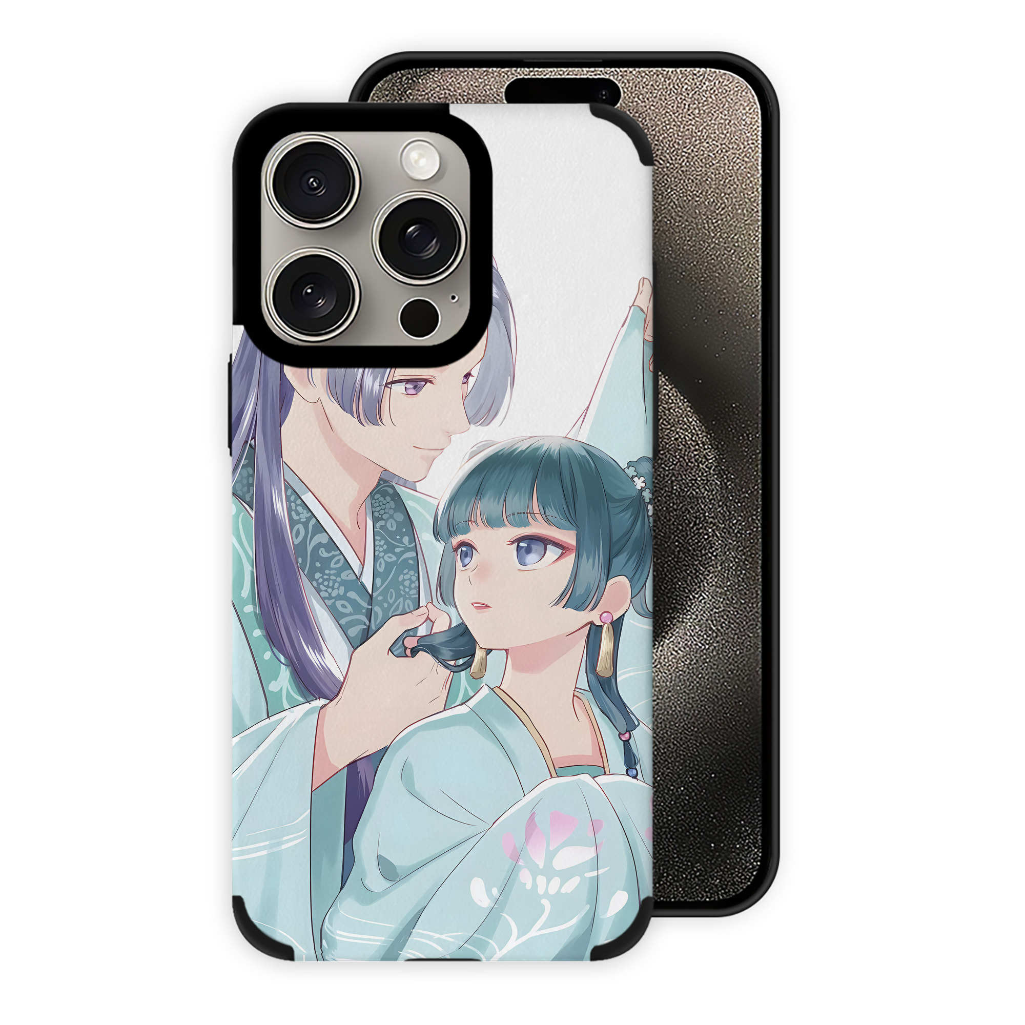 （画像用） 薬屋のひとりごと The Apothecary Diaries 【iPhone15ProMax対応】 PUレザー スマホケース 耐衝撃＆黄変防止