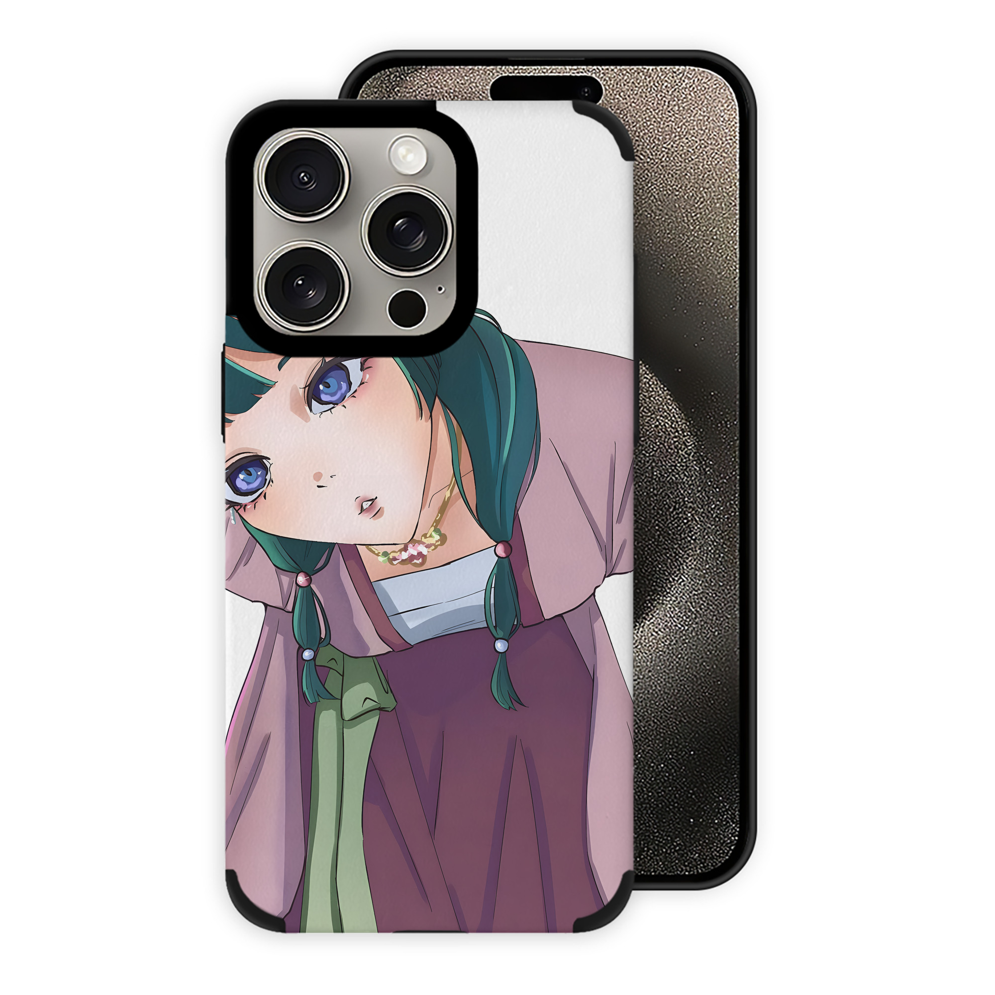 （画像用） 薬屋のひとりごと The Apothecary Diaries 【iPhone15ProMax対応】 PUレザー スマホケース 耐衝撃＆黄変防止