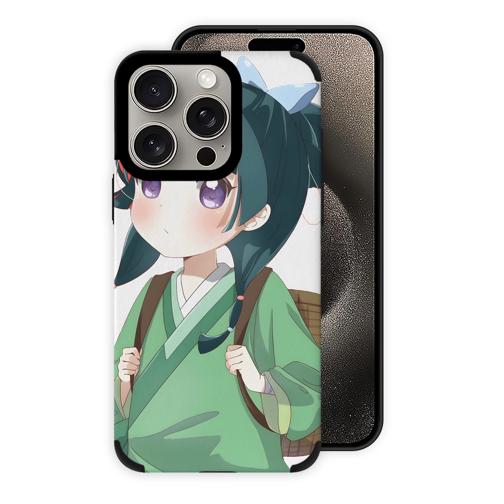 薬屋のひとりごと The Apothecary Diaries 【iPhone15ProMax対応】 PUレザー スマホケース 耐衝撃＆黄変防止