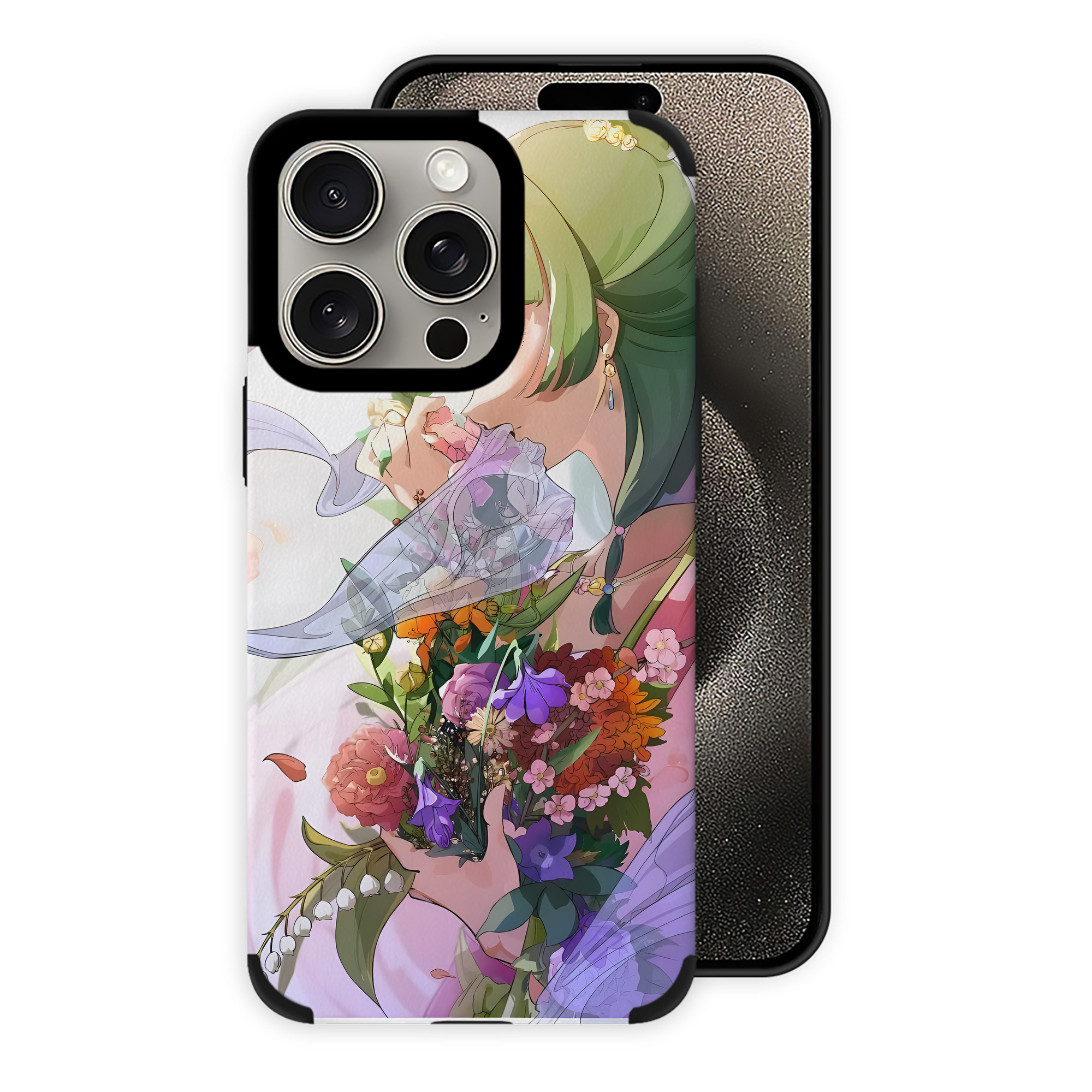 薬屋のひとりごと The Apothecary Diaries 【iPhone15ProMax対応】 PUレザー スマホケース 耐衝撃＆黄変防止
