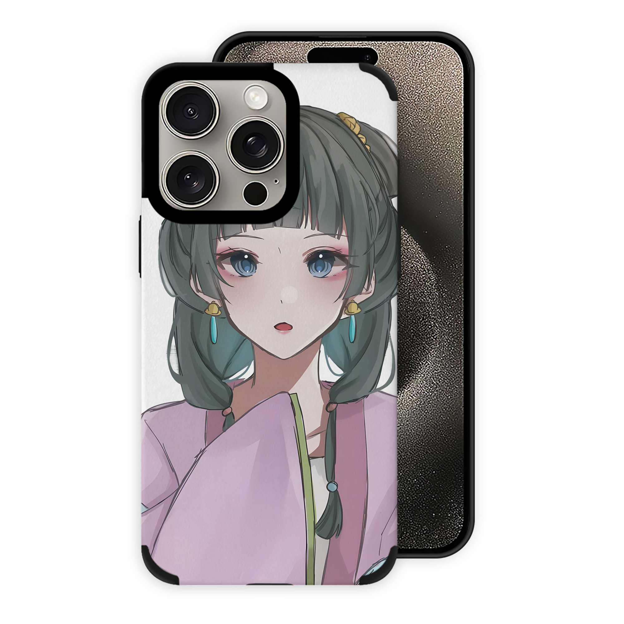 薬屋のひとりごと The Apothecary Diaries 【iPhone15ProMax対応】 PUレザー スマホケース 耐衝撃＆黄変防止