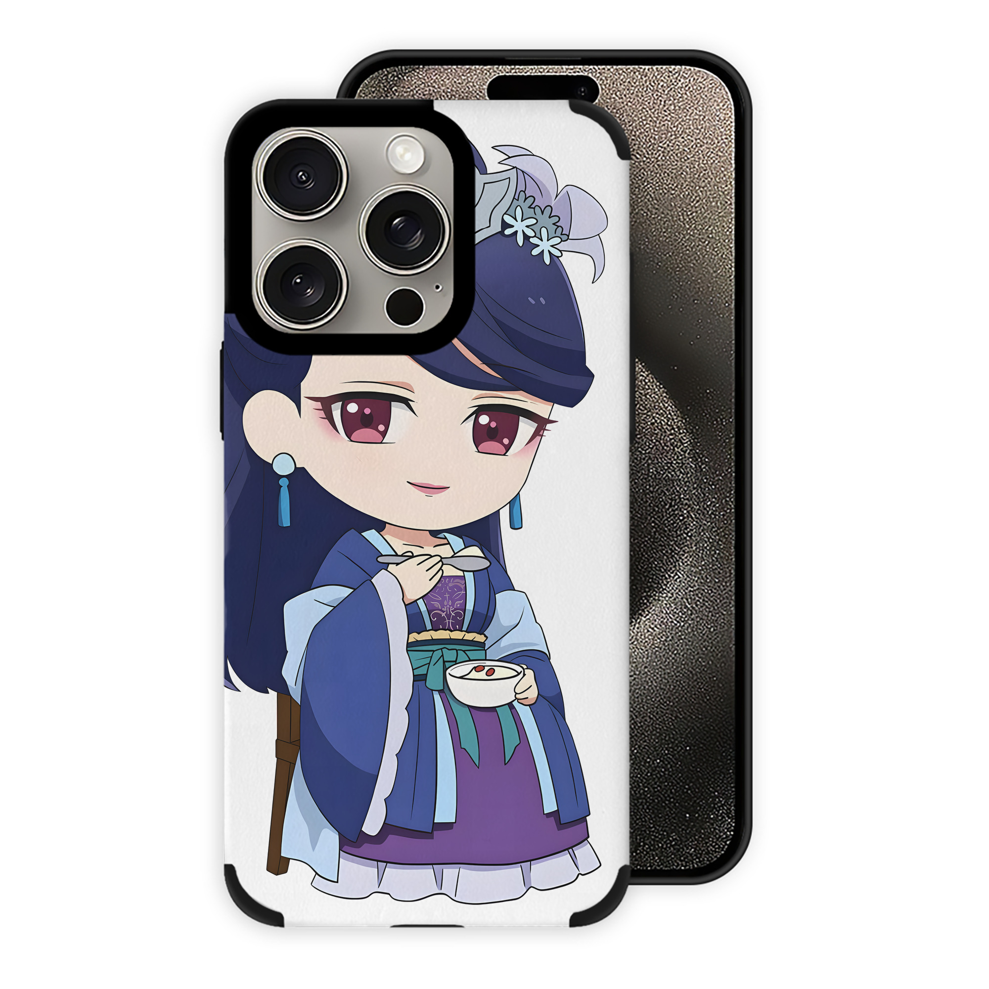 （画像用） 薬屋のひとりごと The Apothecary Diaries 【iPhone15ProMax対応】 PUレザー スマホケース 耐衝撃＆黄変防止