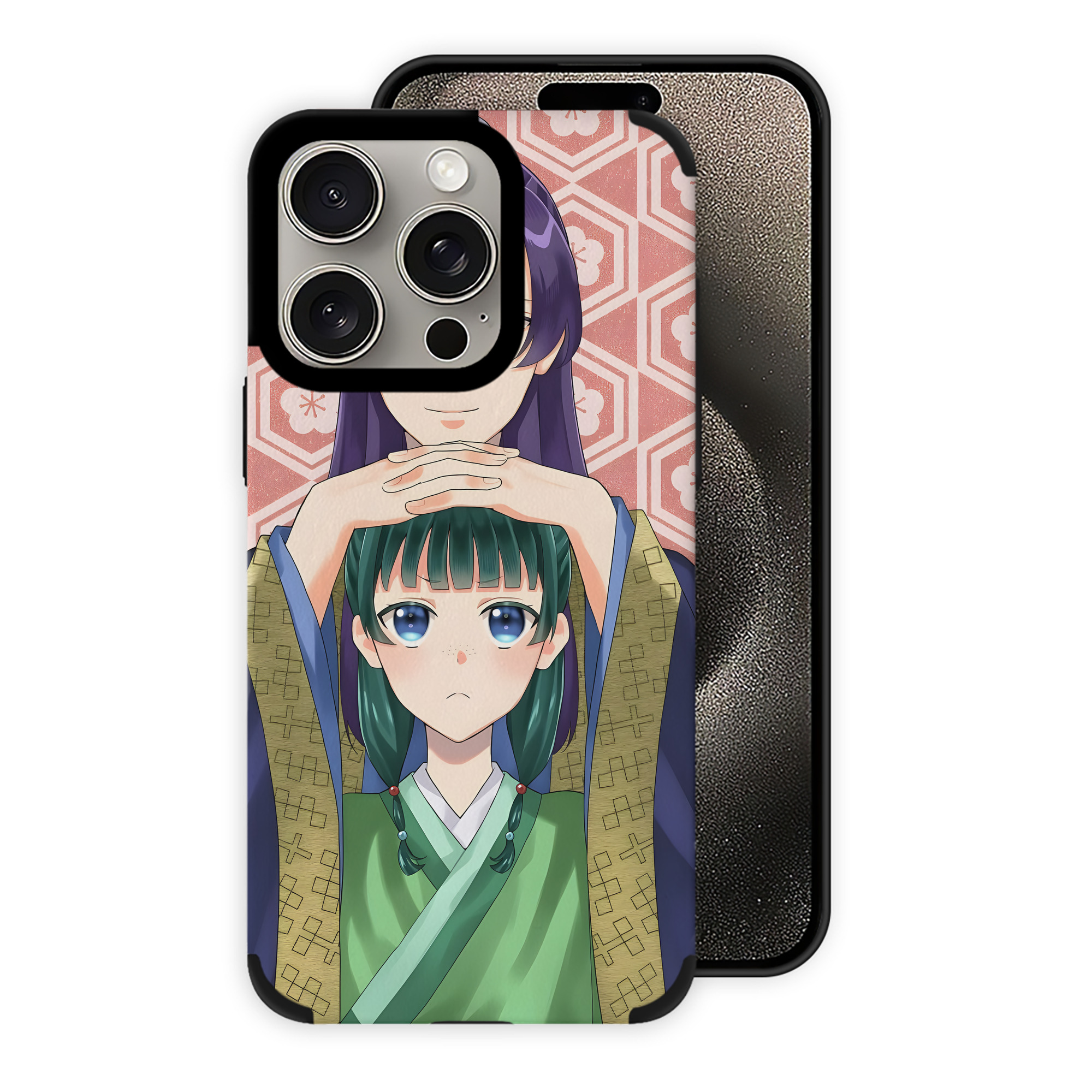 （画像用） 薬屋のひとりごと The Apothecary Diaries 【iPhone15ProMax対応】 PUレザー スマホケース 耐衝撃＆黄変防止