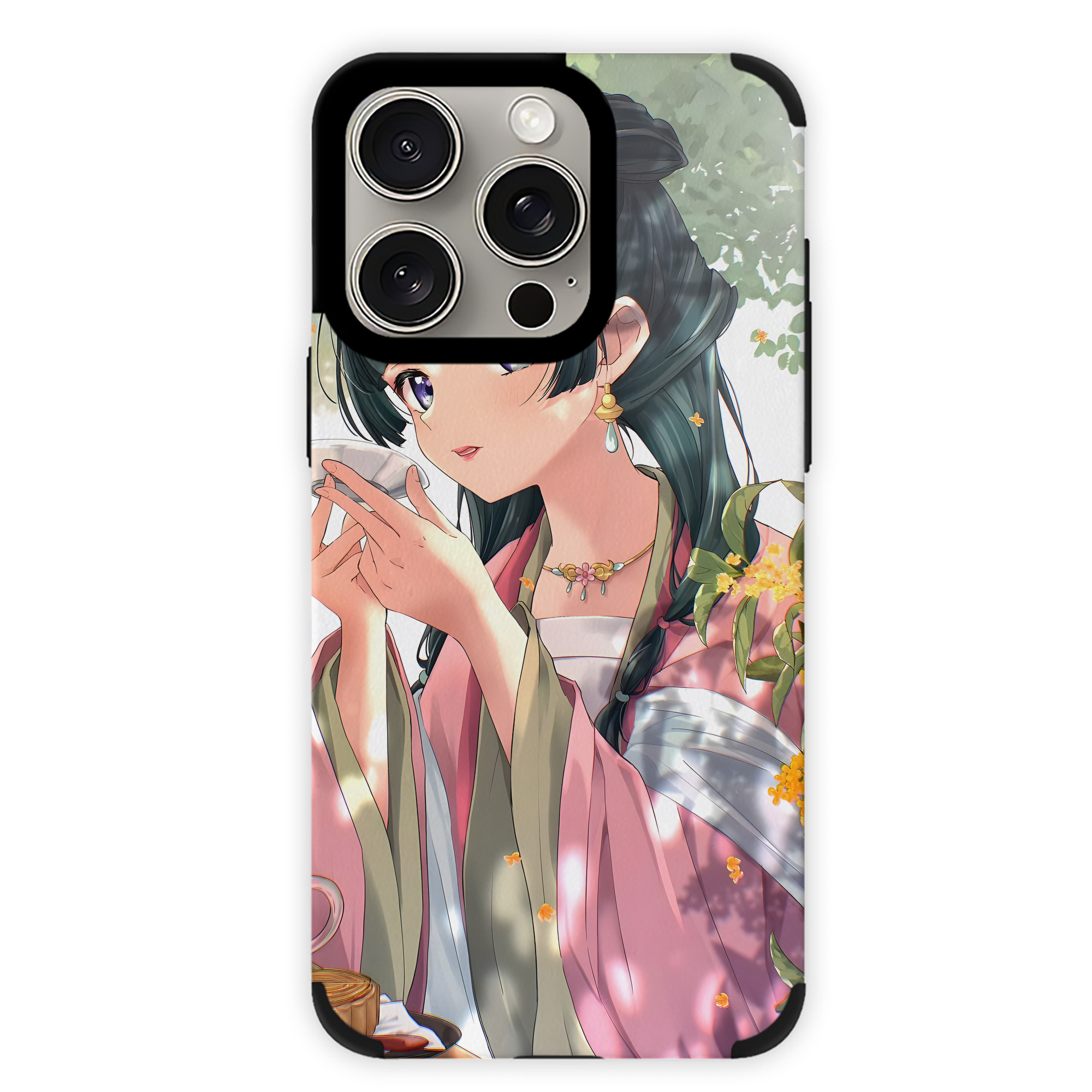 薬屋のひとりごと The Apothecary Diaries 【iPhone15ProMax対応】 PUレザー スマホケース 耐衝撃＆黄変防止