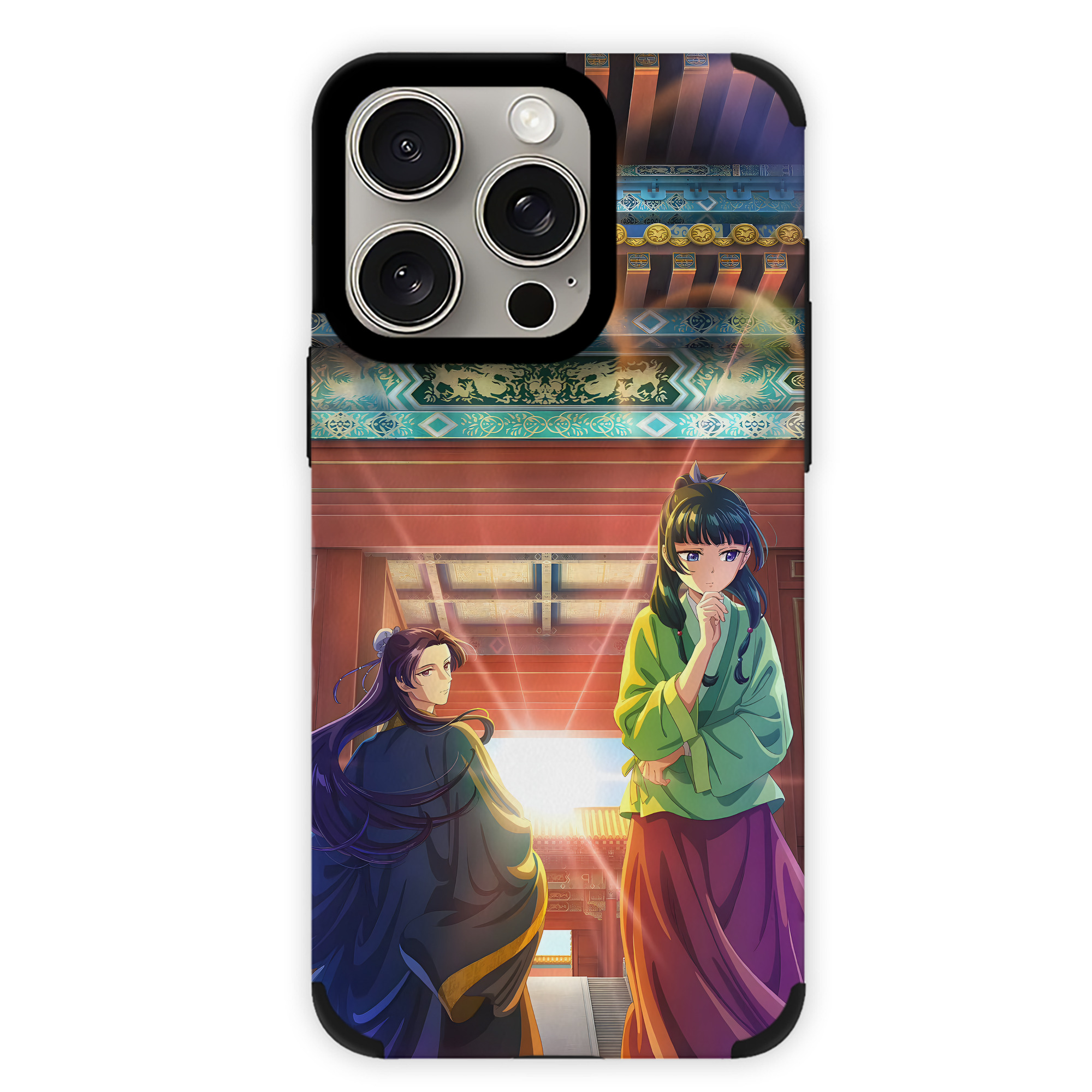 薬屋のひとりごと The Apothecary Diaries 【iPhone15ProMax対応】 PUレザー スマホケース 耐衝撃＆黄変防止