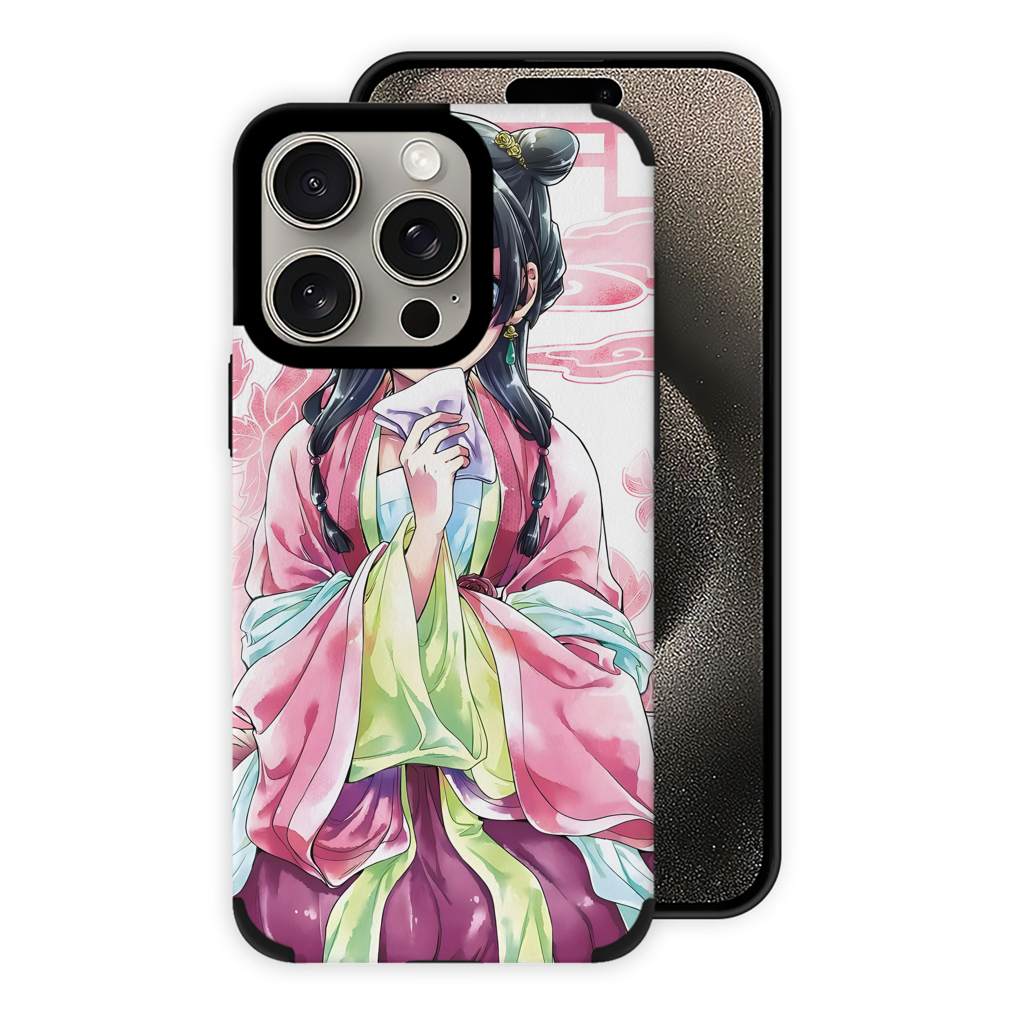 （画像用） 薬屋のひとりごと The Apothecary Diaries 【iPhone15ProMax対応】 PUレザー スマホケース 耐衝撃＆黄変防止