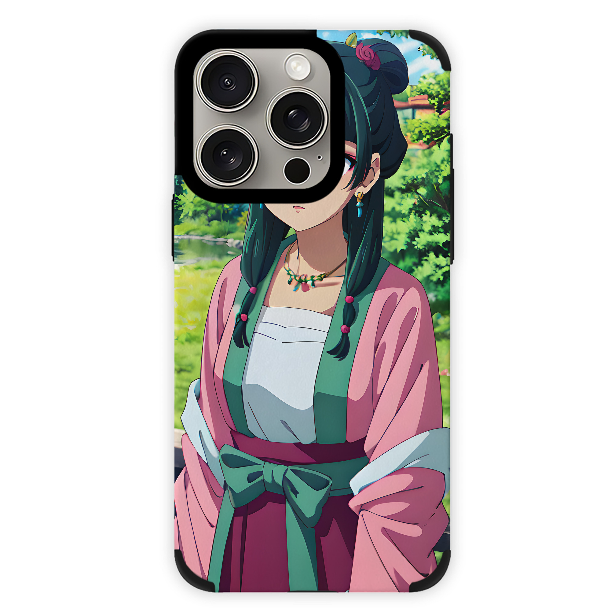 薬屋のひとりごと The Apothecary Diaries 【iPhone15ProMax対応】 PUレザー スマホケース 耐衝撃＆黄変防止