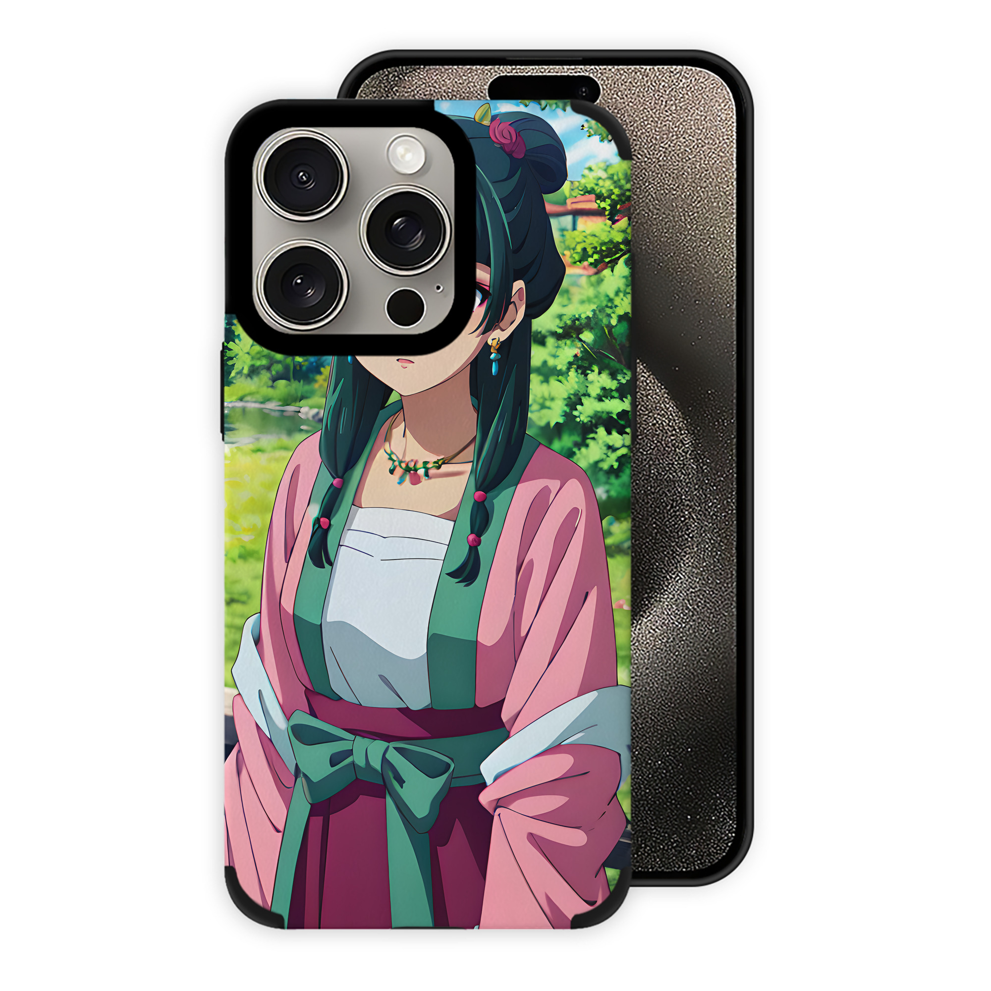 薬屋のひとりごと The Apothecary Diaries 【iPhone15ProMax対応】 PUレザー スマホケース 耐衝撃＆黄変防止