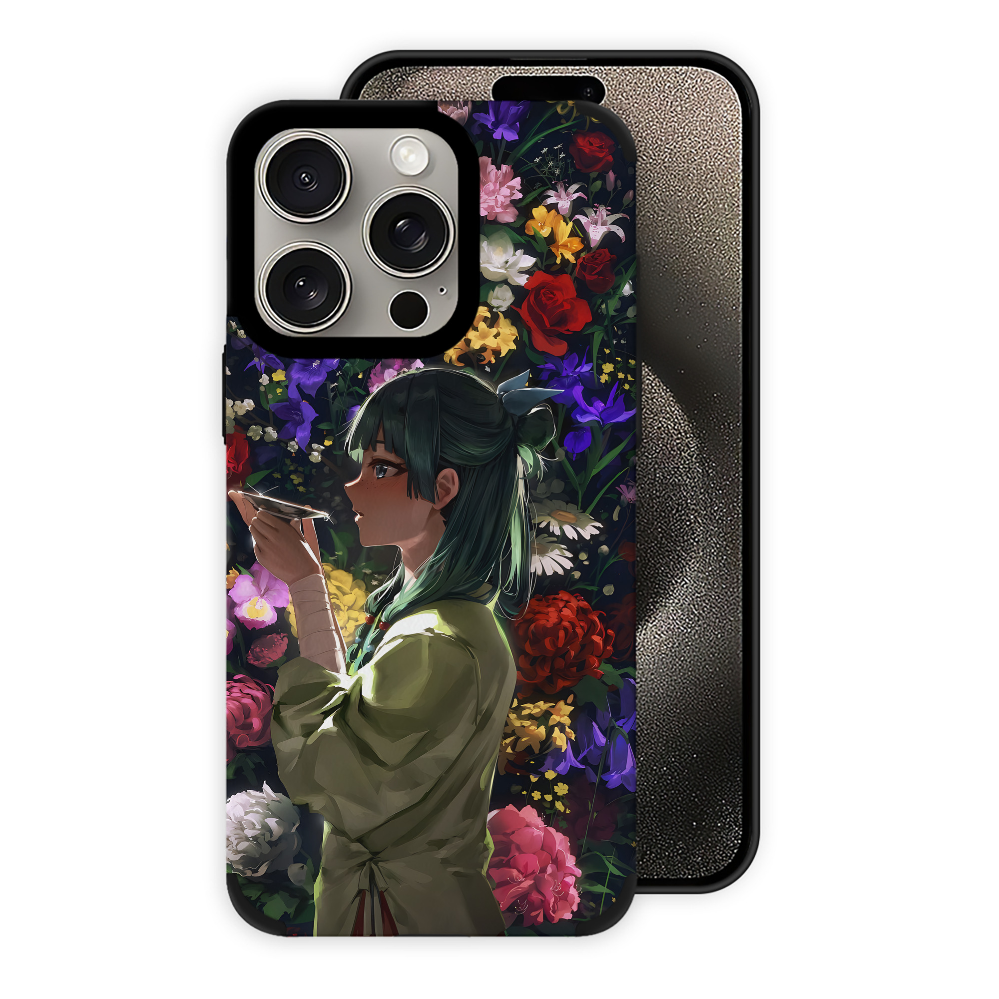 薬屋のひとりごと The Apothecary Diaries 【iPhone15ProMax対応】 PUレザー スマホケース 耐衝撃＆黄変防止
