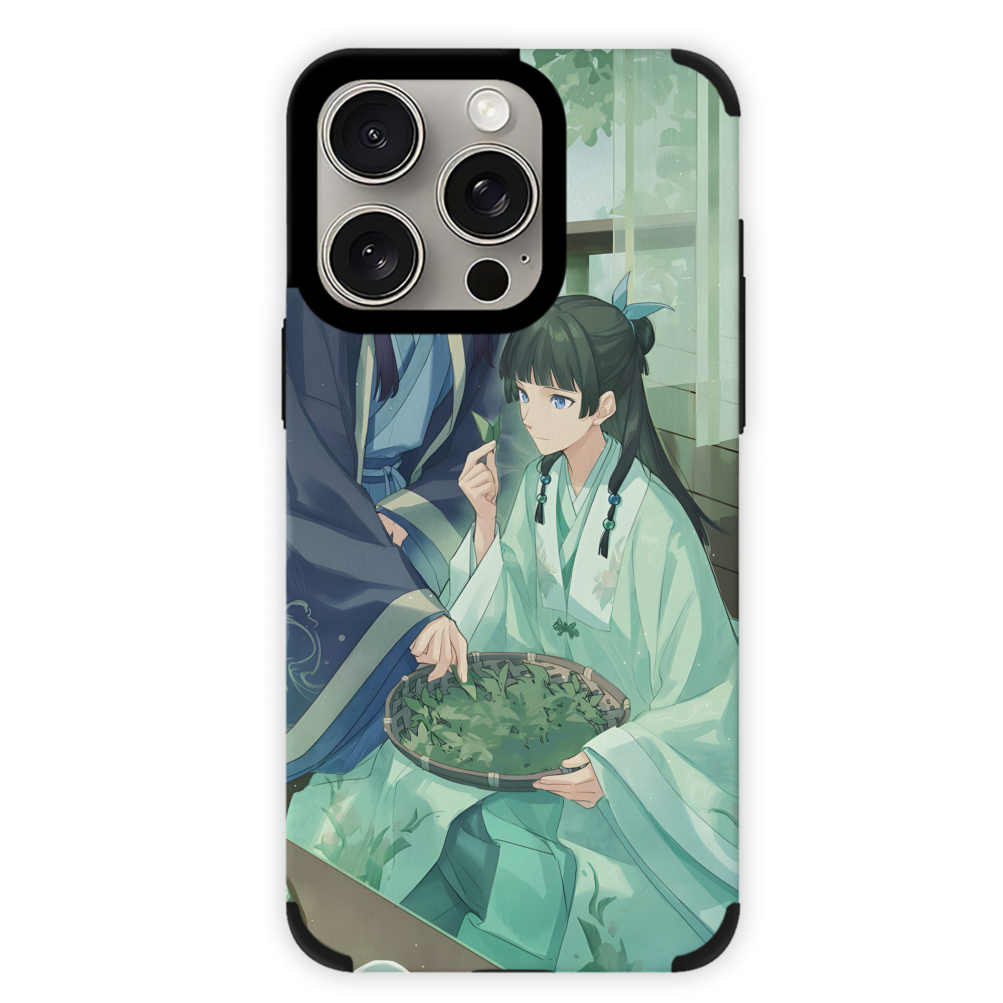 （画像用） 薬屋のひとりごと The Apothecary Diaries 【iPhone15ProMax対応】 PUレザー スマホケース 耐衝撃＆黄変防止