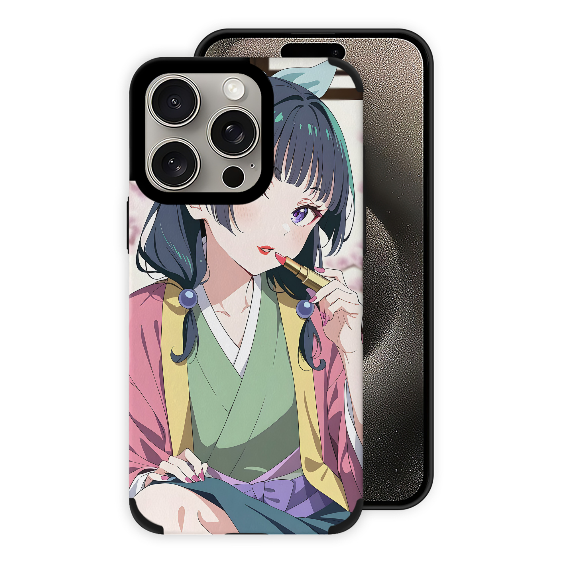 （画像用） 薬屋のひとりごと The Apothecary Diaries 【iPhone15ProMax対応】 PUレザー スマホケース 耐衝撃＆黄変防止