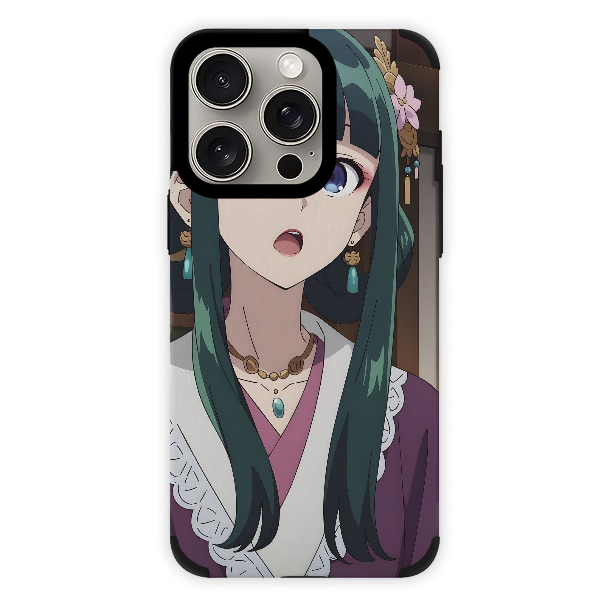 （画像用） 薬屋のひとりごと The Apothecary Diaries 【iPhone15ProMax対応】 PUレザー スマホケース 耐衝撃＆黄変防止