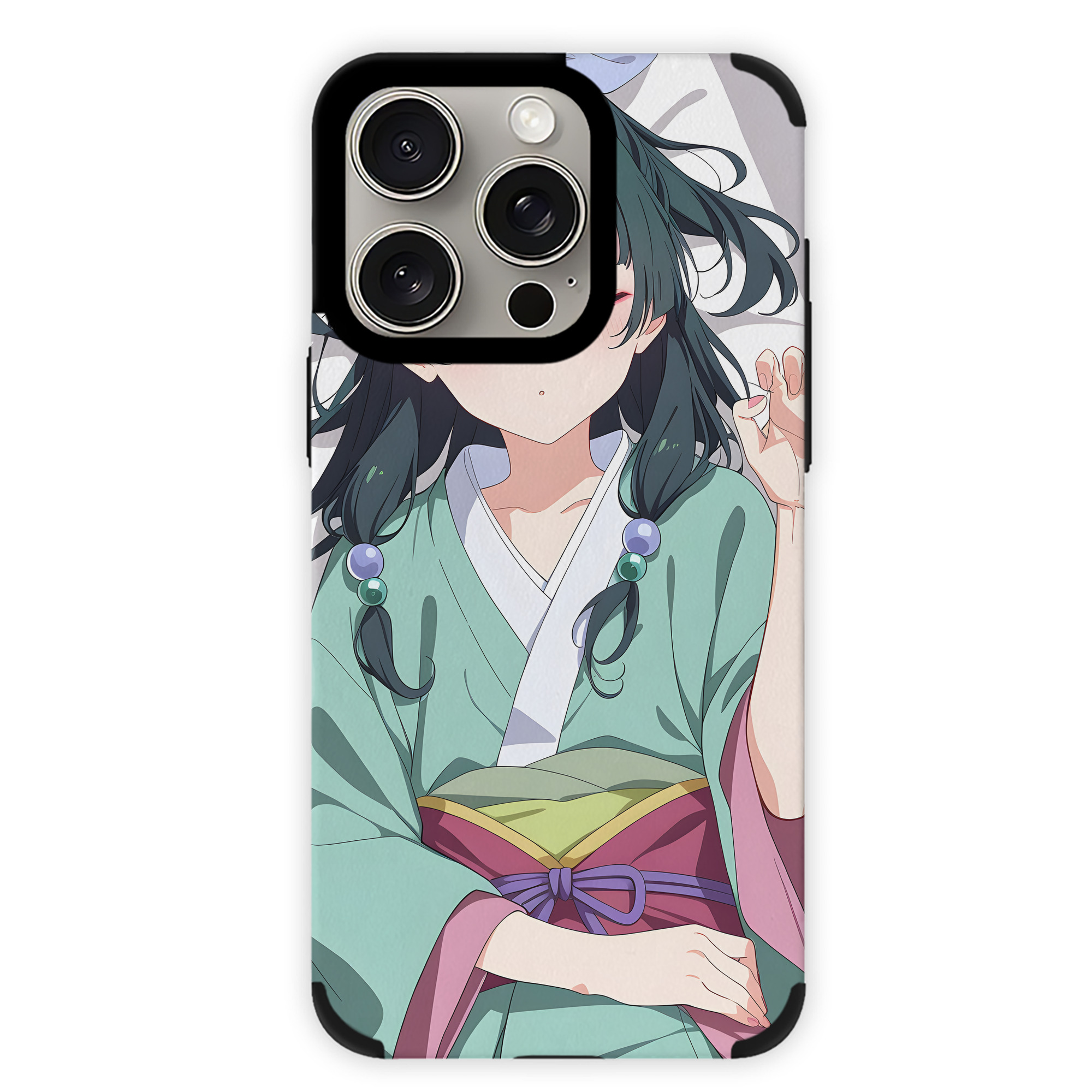 （画像用） 薬屋のひとりごと The Apothecary Diaries 【iPhone15ProMax対応】 PUレザー スマホケース 耐衝撃＆黄変防止