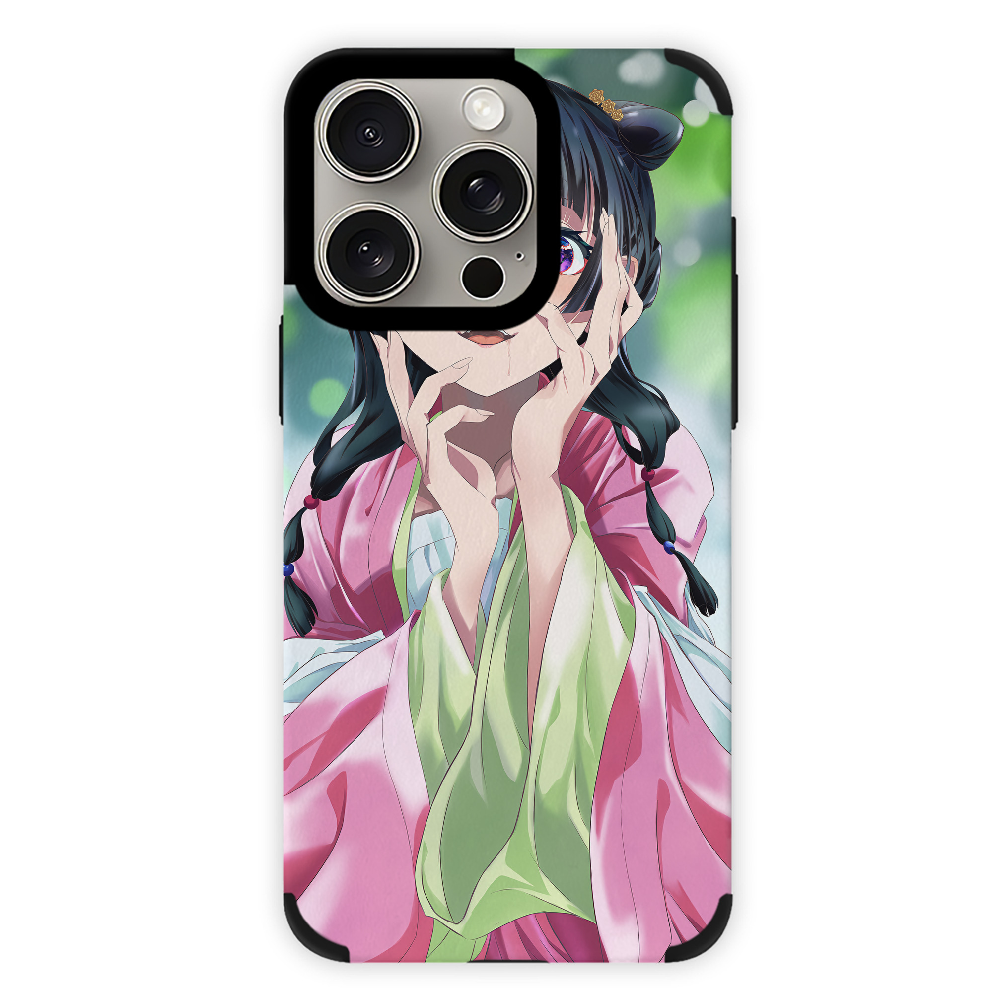 （画像用） 薬屋のひとりごと The Apothecary Diaries 【iPhone15ProMax対応】 PUレザー スマホケース 耐衝撃＆黄変防止