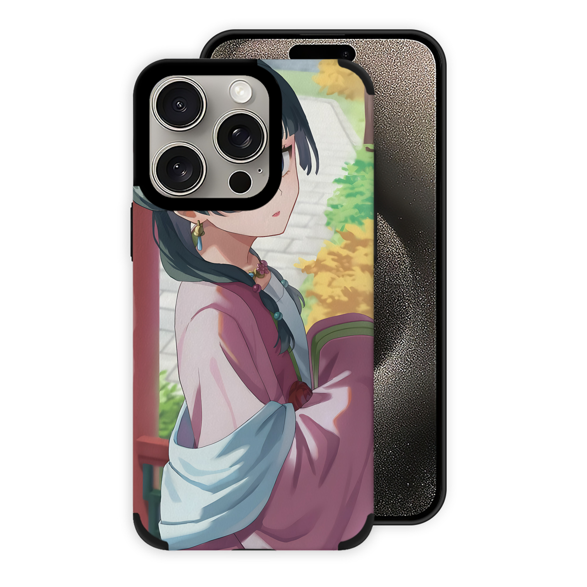 （画像用） 薬屋のひとりごと The Apothecary Diaries 【iPhone15ProMax対応】 PUレザー スマホケース 耐衝撃＆黄変防止