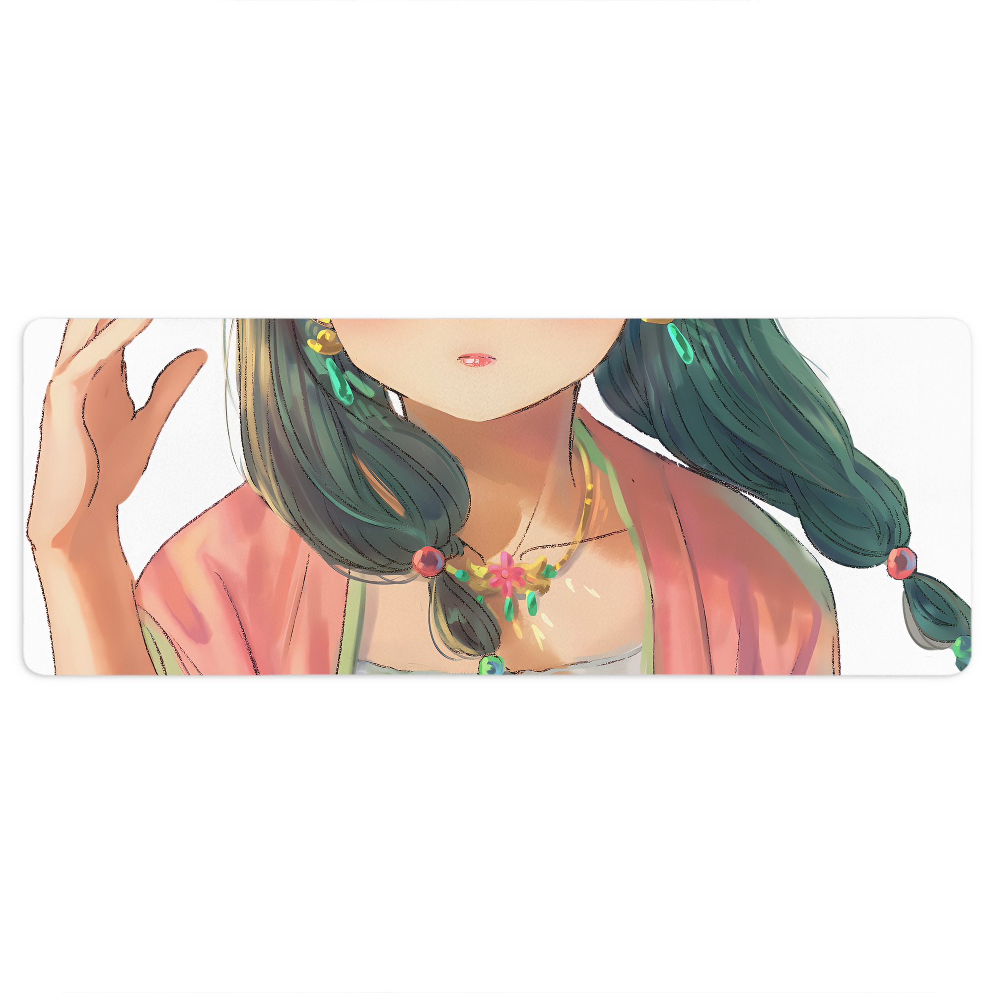 （画像用） 薬屋のひとりごと The Apothecary Diaries ステッチ加工 大判デスクマット／滑り止めマウスパッド