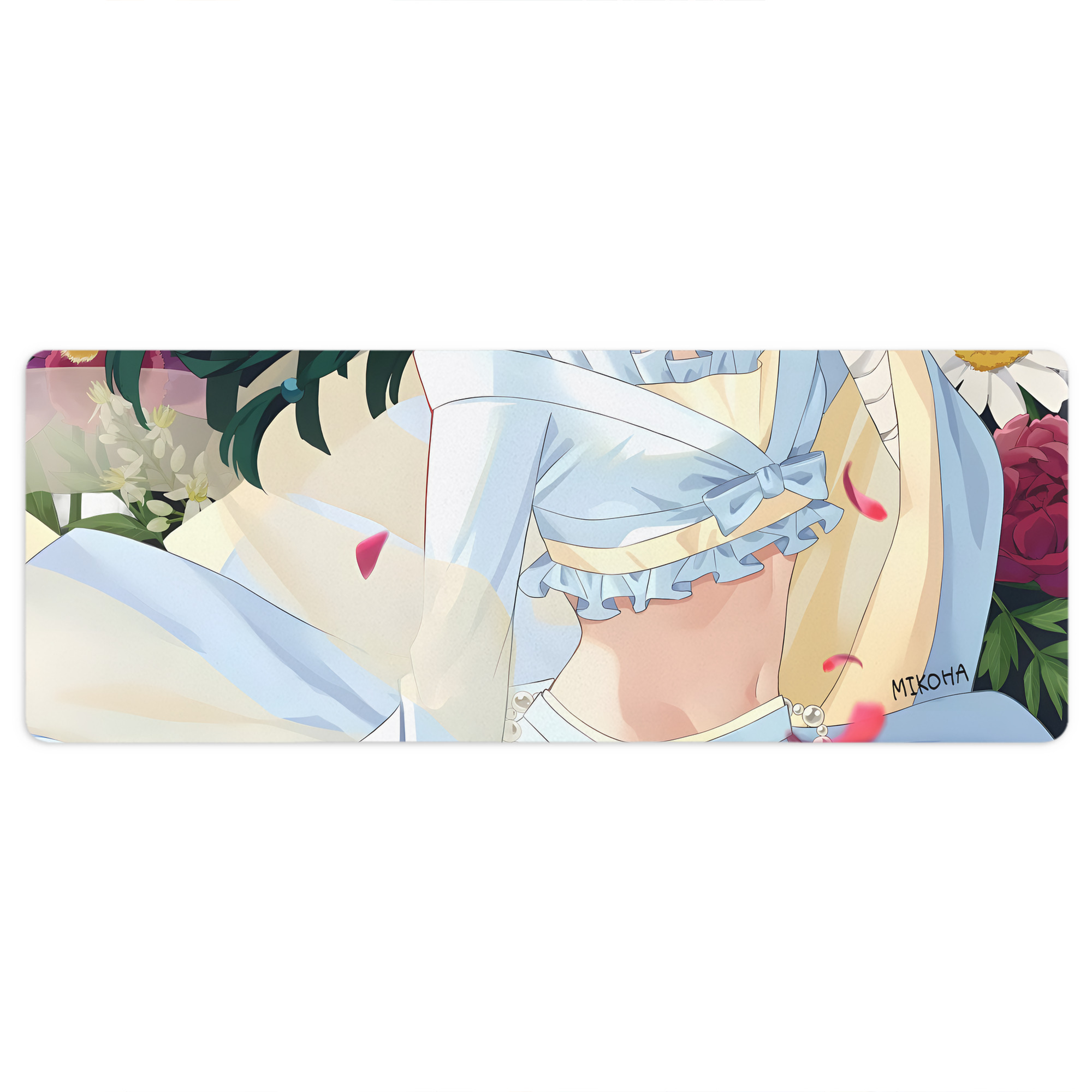 （画像用） 薬屋のひとりごと The Apothecary Diaries ステッチ加工 大判デスクマット／滑り止めマウスパッド