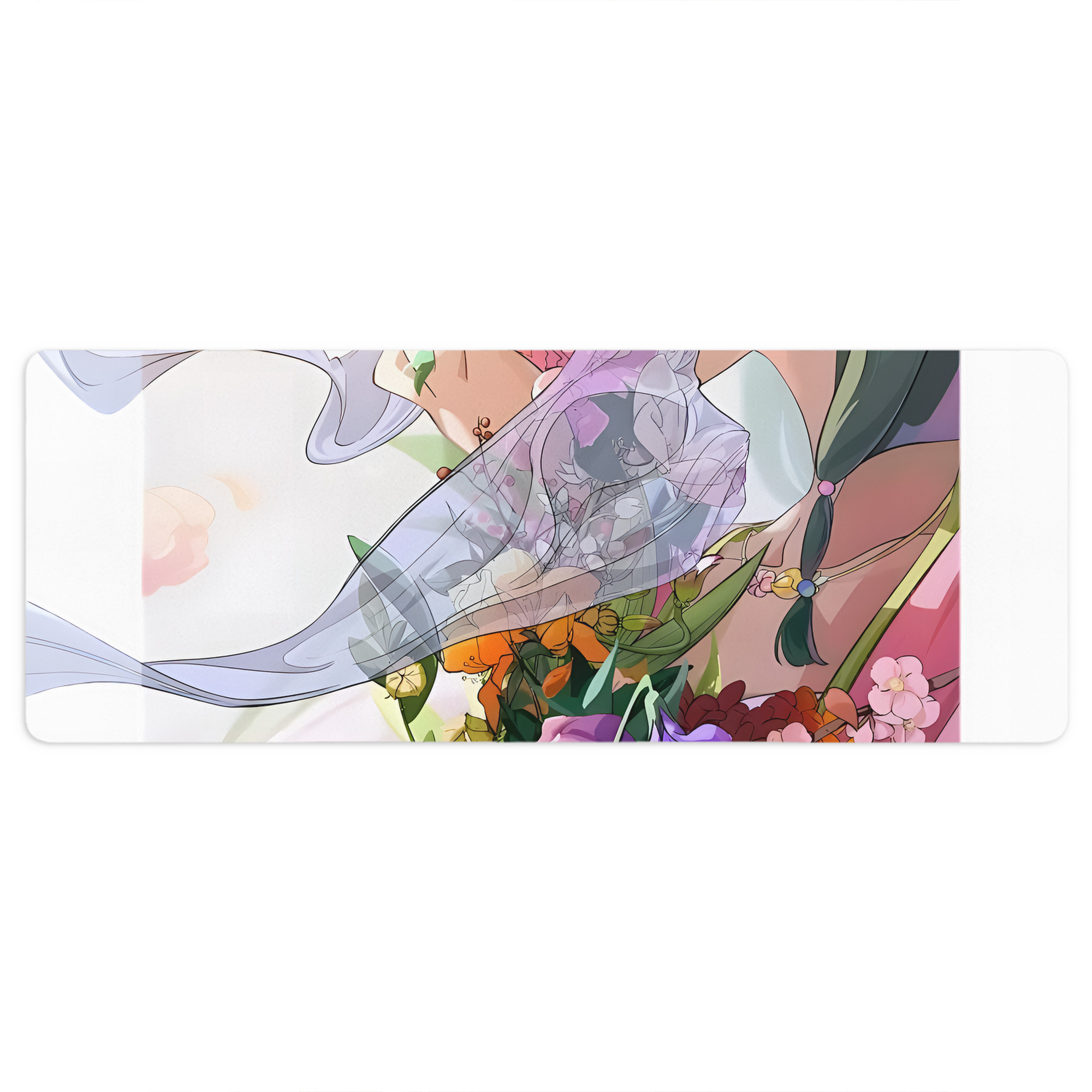 （画像用） 薬屋のひとりごと The Apothecary Diaries ステッチ加工 大判デスクマット／滑り止めマウスパッド
