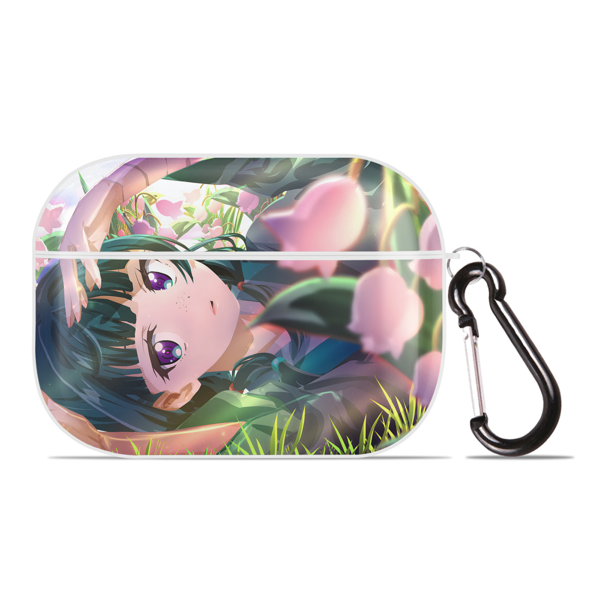 （画像用） 薬屋のひとりごと The Apothecary Diaries 【AirPods Pro用】ハードシェル保護ケース 耐衝撃・防指紋・カラビナ付き商品仕様