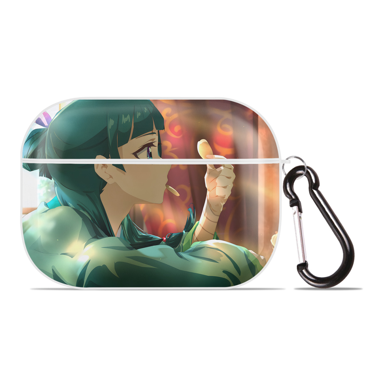 （画像用） 薬屋のひとりごと The Apothecary Diaries 【AirPods Pro用】ハードシェル保護ケース 耐衝撃・防指紋・カラビナ付き商品仕様