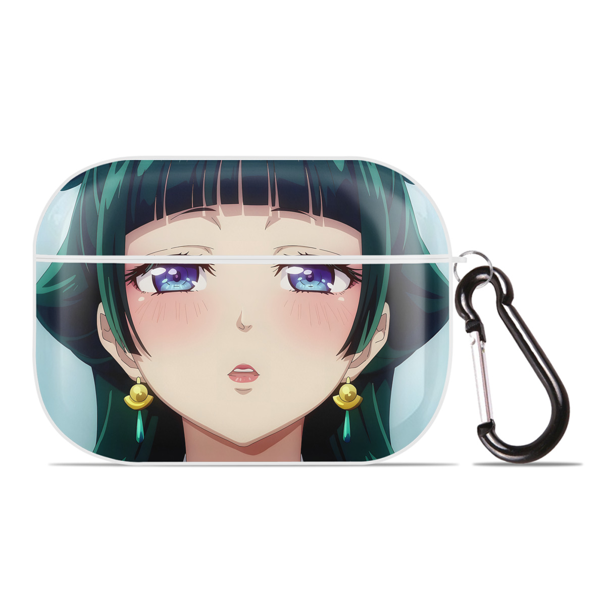 （画像用） 薬屋のひとりごと The Apothecary Diaries 【AirPods Pro用】ハードシェル保護ケース 耐衝撃・防指紋・カラビナ付き商品仕様