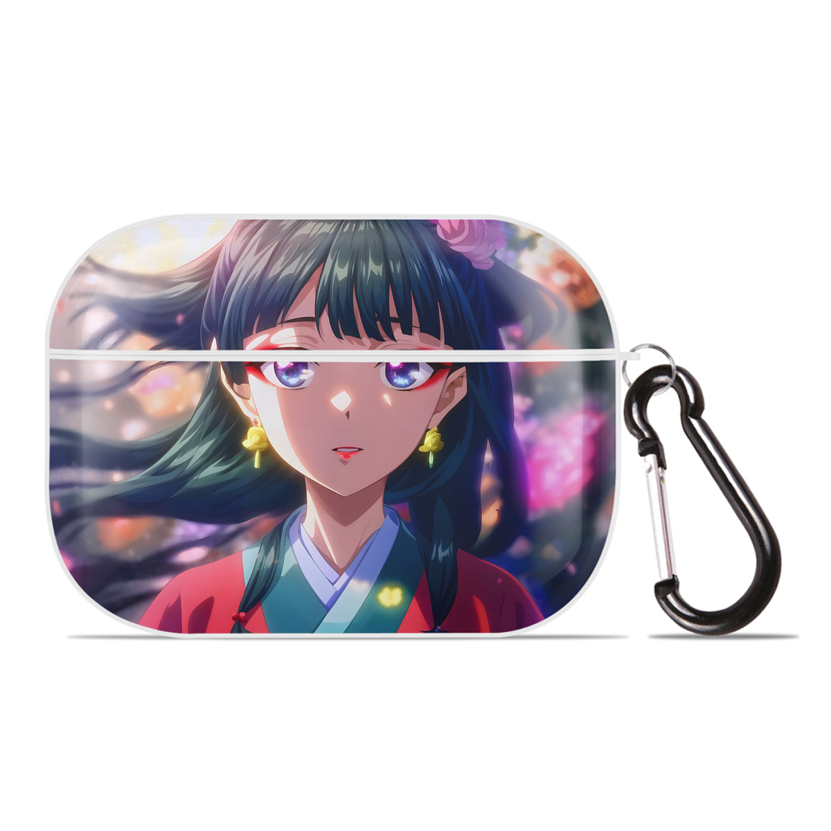 （画像用） 薬屋のひとりごと The Apothecary Diaries 【AirPods Pro用】ハードシェル保護ケース 耐衝撃・防指紋・カラビナ付き商品仕様