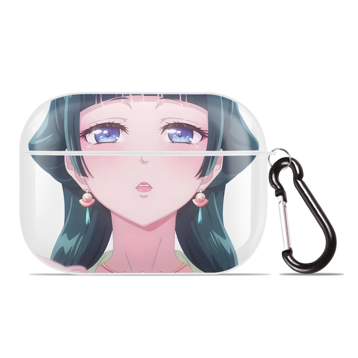 （画像用） 薬屋のひとりごと The Apothecary Diaries 【AirPods Pro用】ハードシェル保護ケース 耐衝撃・防指紋・カラビナ付き商品仕様