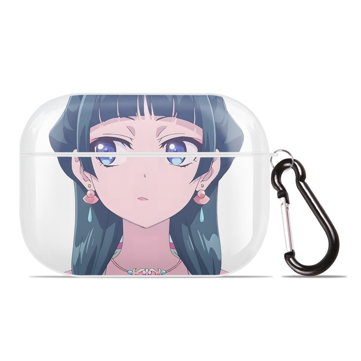 （画像用） 薬屋のひとりごと The Apothecary Diaries 【AirPods Pro用】ハードシェル保護ケース 耐衝撃・防指紋・カラビナ付き商品仕様