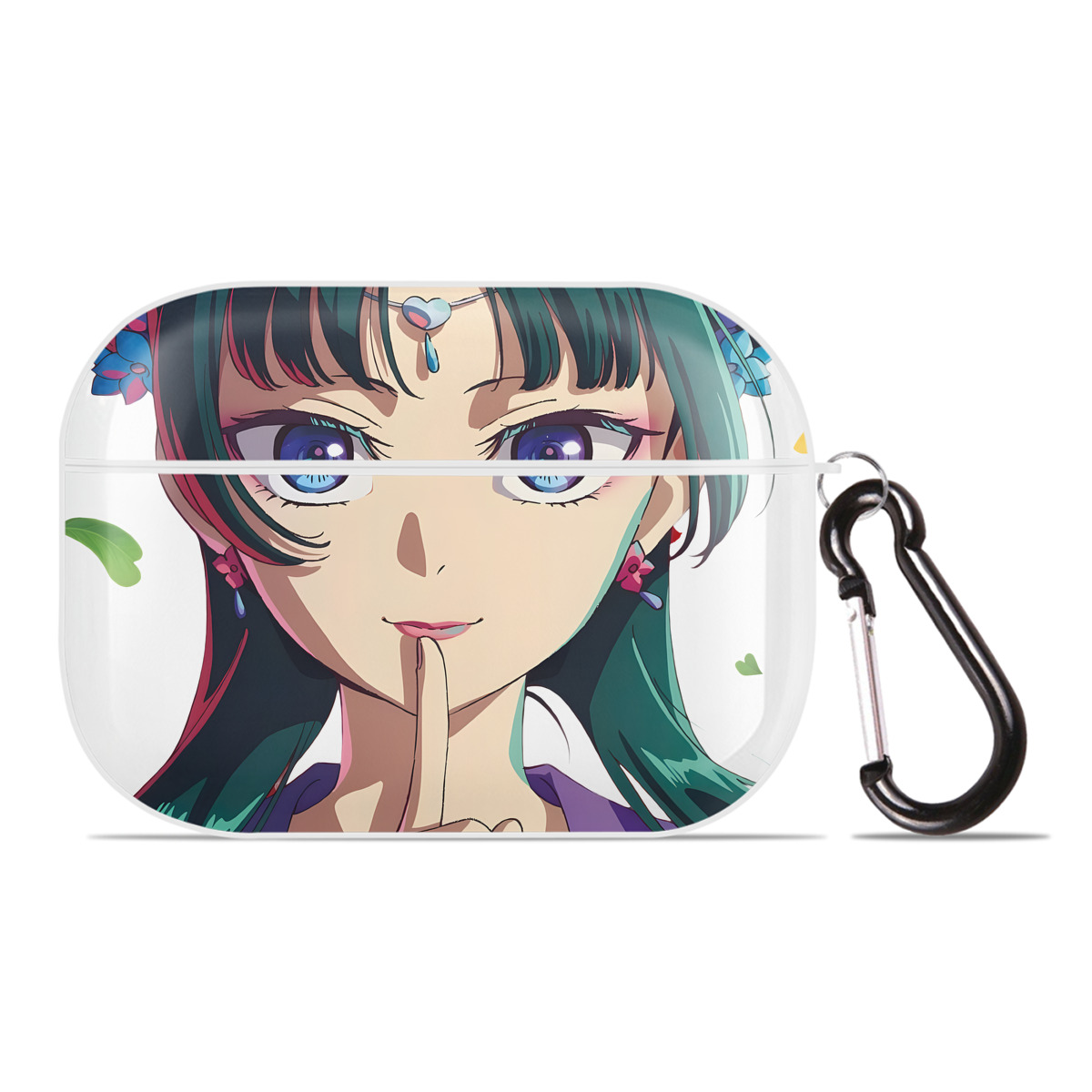 （画像用） 薬屋のひとりごと The Apothecary Diaries 【AirPods Pro用】ハードシェル保護ケース 耐衝撃・防指紋・カラビナ付き商品仕様